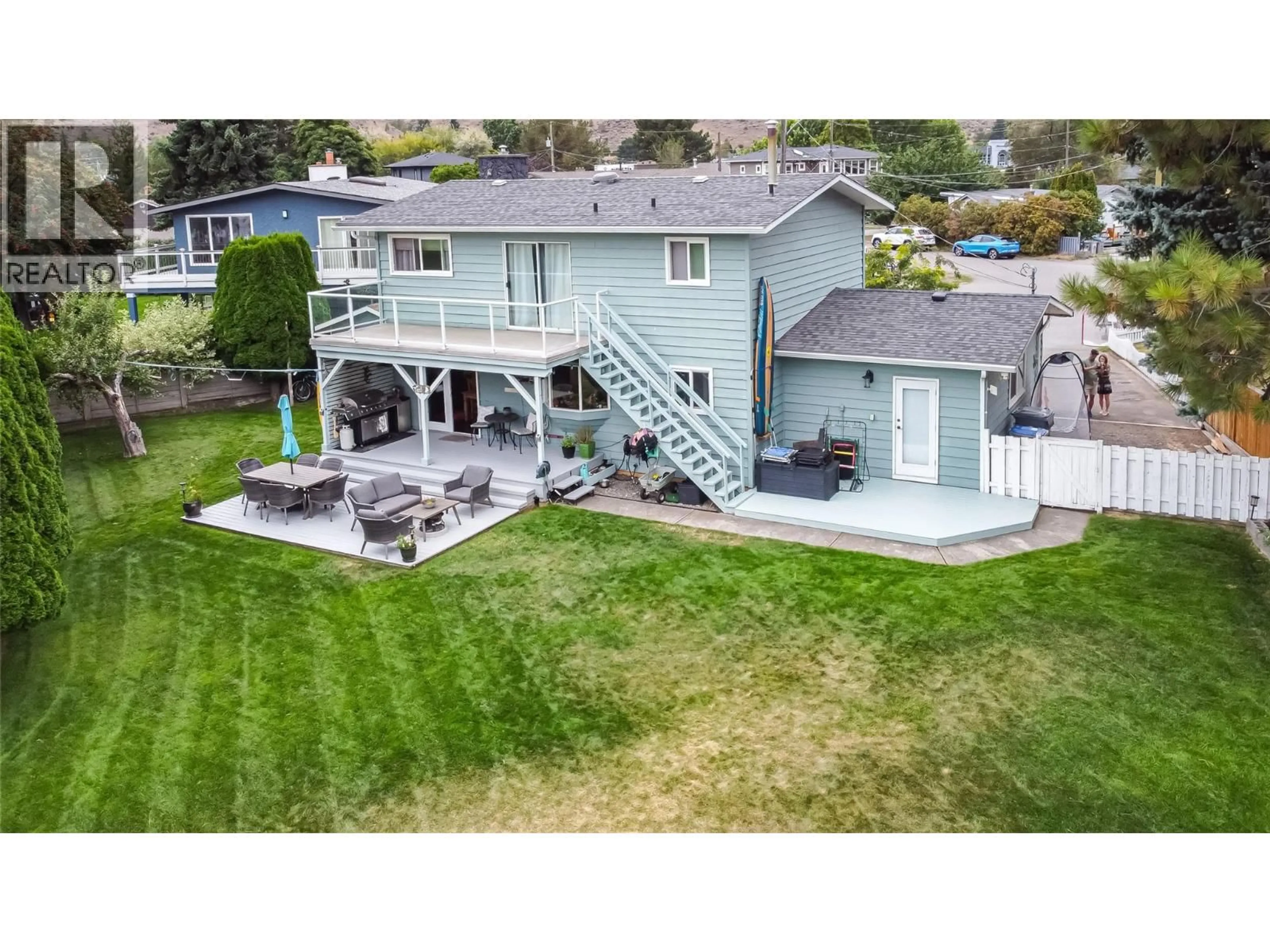 A pic from outside/outdoor area/front of a property/back of a property/a pic from drone, unknown for 2586 BIG NICKEL PLACE, Kamloops British Columbia V2C5R4