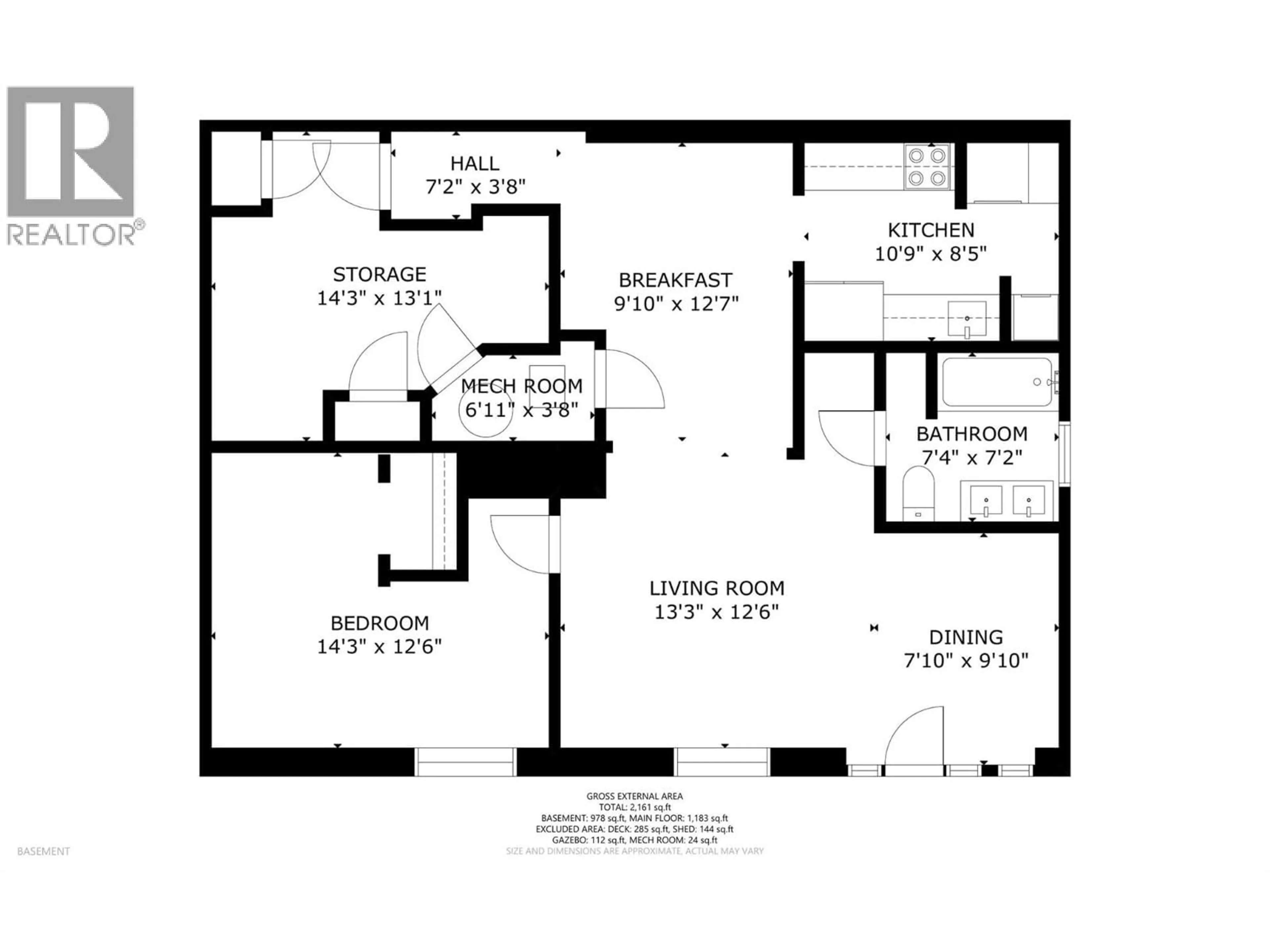 Floor plan for 8700 LAKEVIEW DRIVE, Coldstream British Columbia V1B1W3