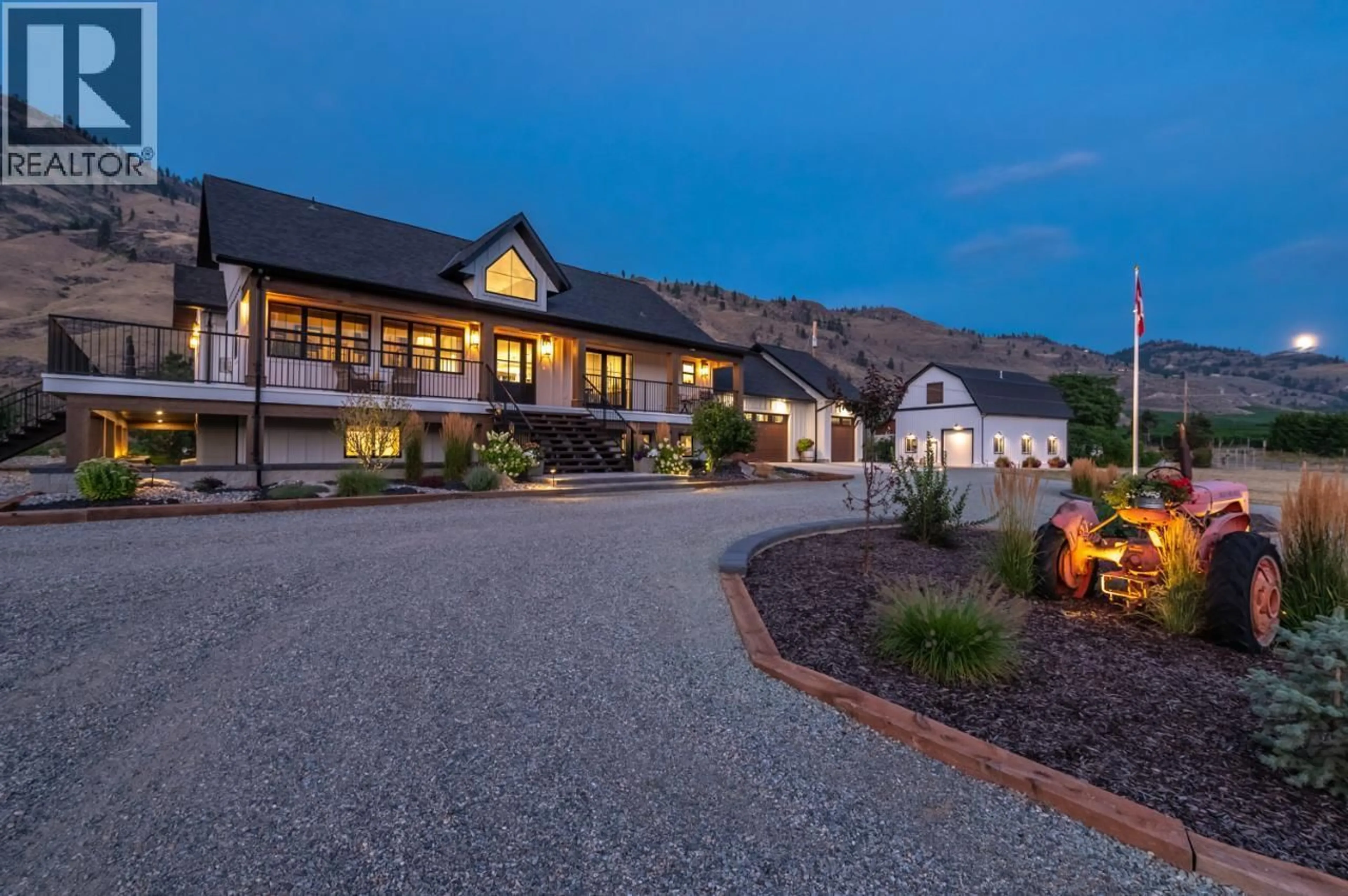 A pic from outside/outdoor area/front of a property/back of a property/a pic from drone, mountain view for 2940 82ND AVENUE, Osoyoos British Columbia V0H1V6