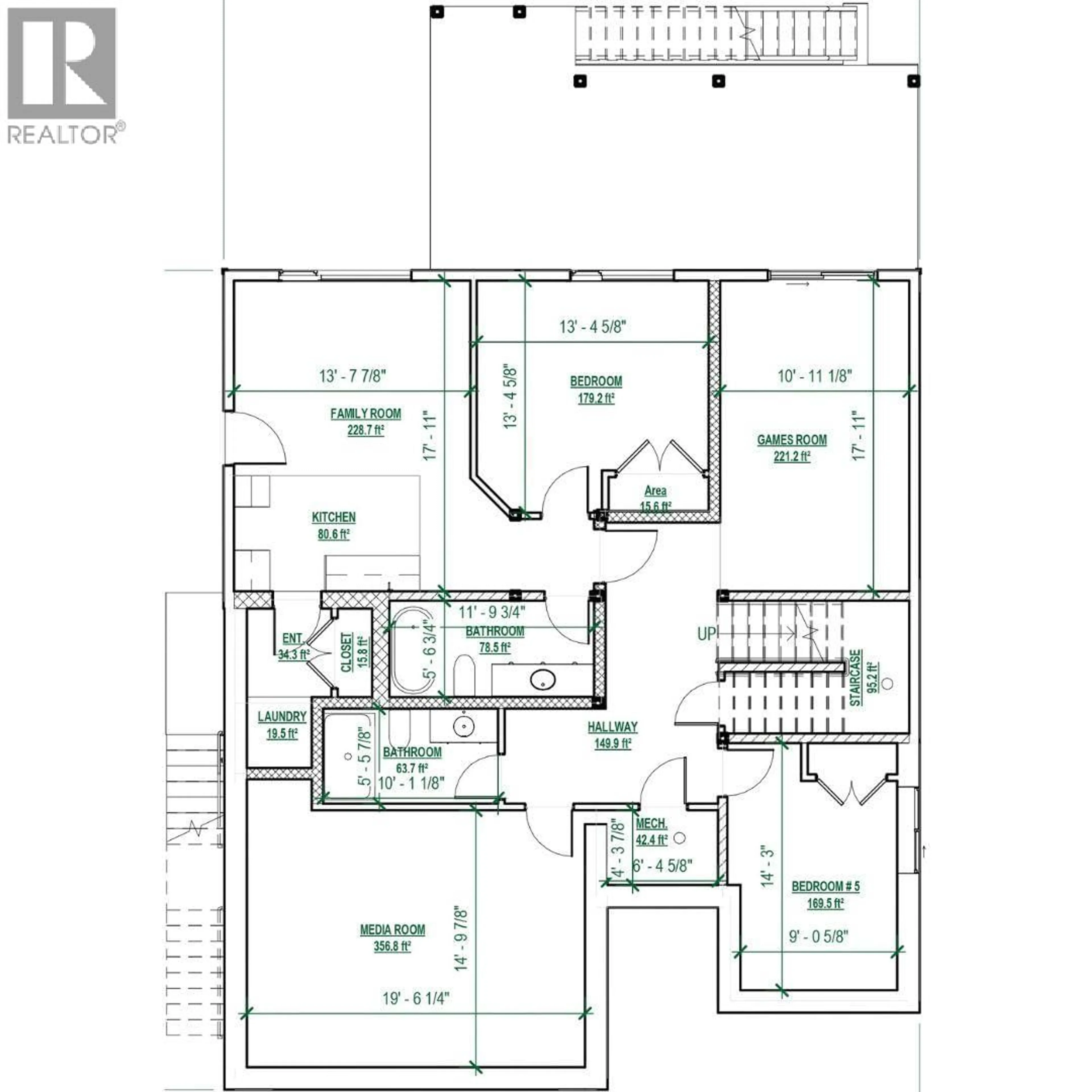 Floor plan for 2170 GALORE CRESCENT, Kamloops British Columbia V2E0E4