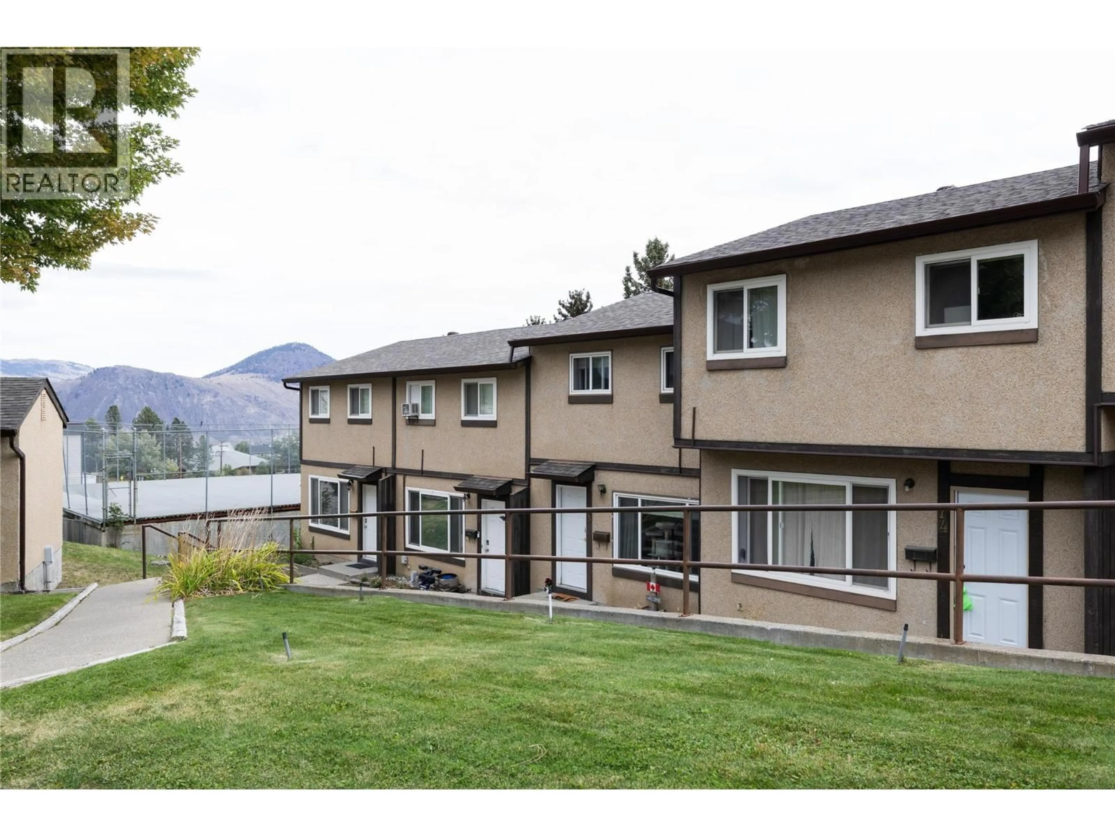 A pic from outside/outdoor area/front of a property/back of a property/a pic from drone, mountain view for 75 - 1605 SUMMIT DRIVE, Kamloops British Columbia V2E2A5