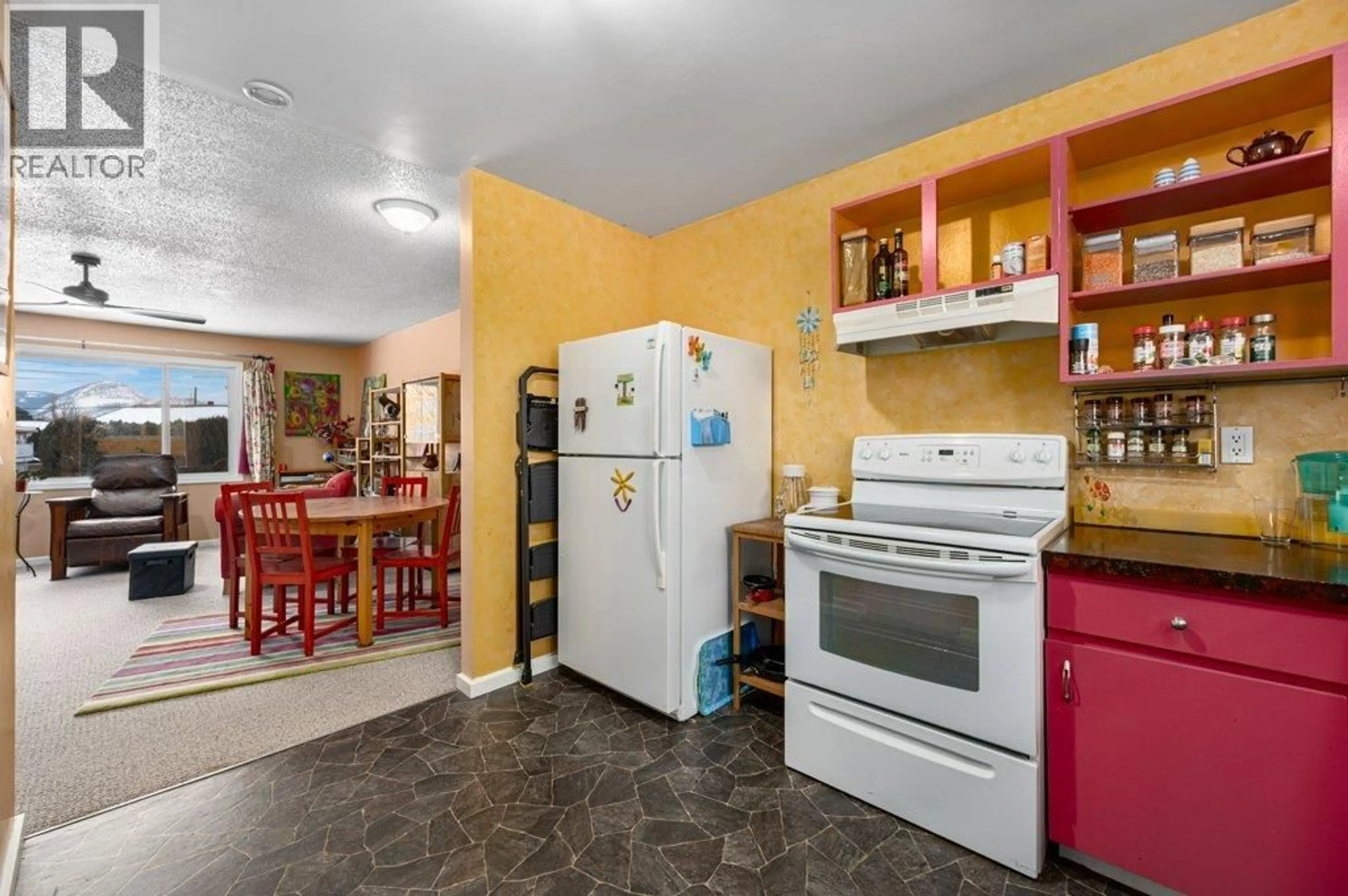 Standard kitchen, ceramic/tile floor for 2695 YOUNG PLACE, Kamloops British Columbia V2B8A4