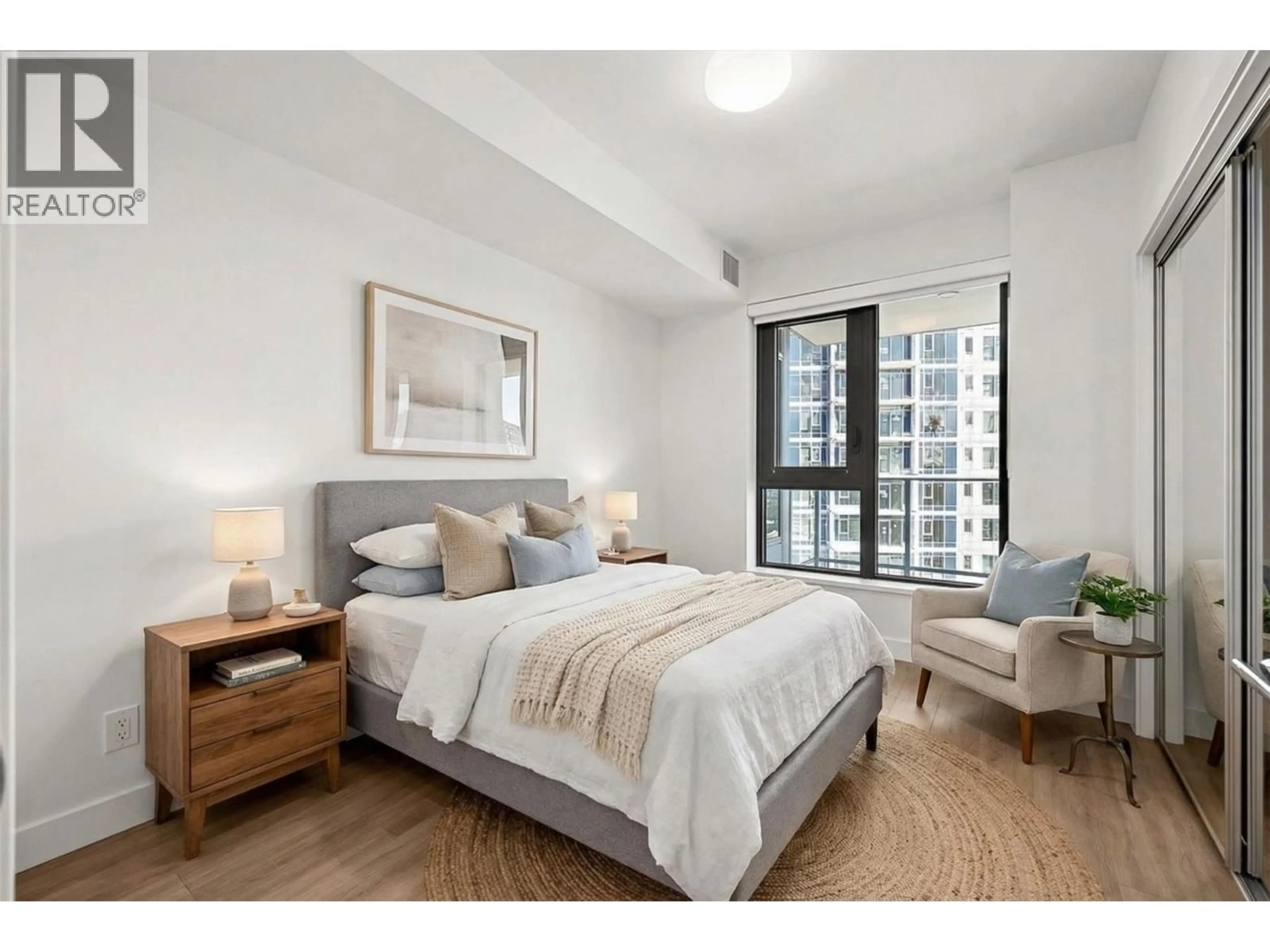 Bedroom with bed, unknown for 1302 - 3699 CAPOZZI ROAD, Kelowna British Columbia V1W0G3