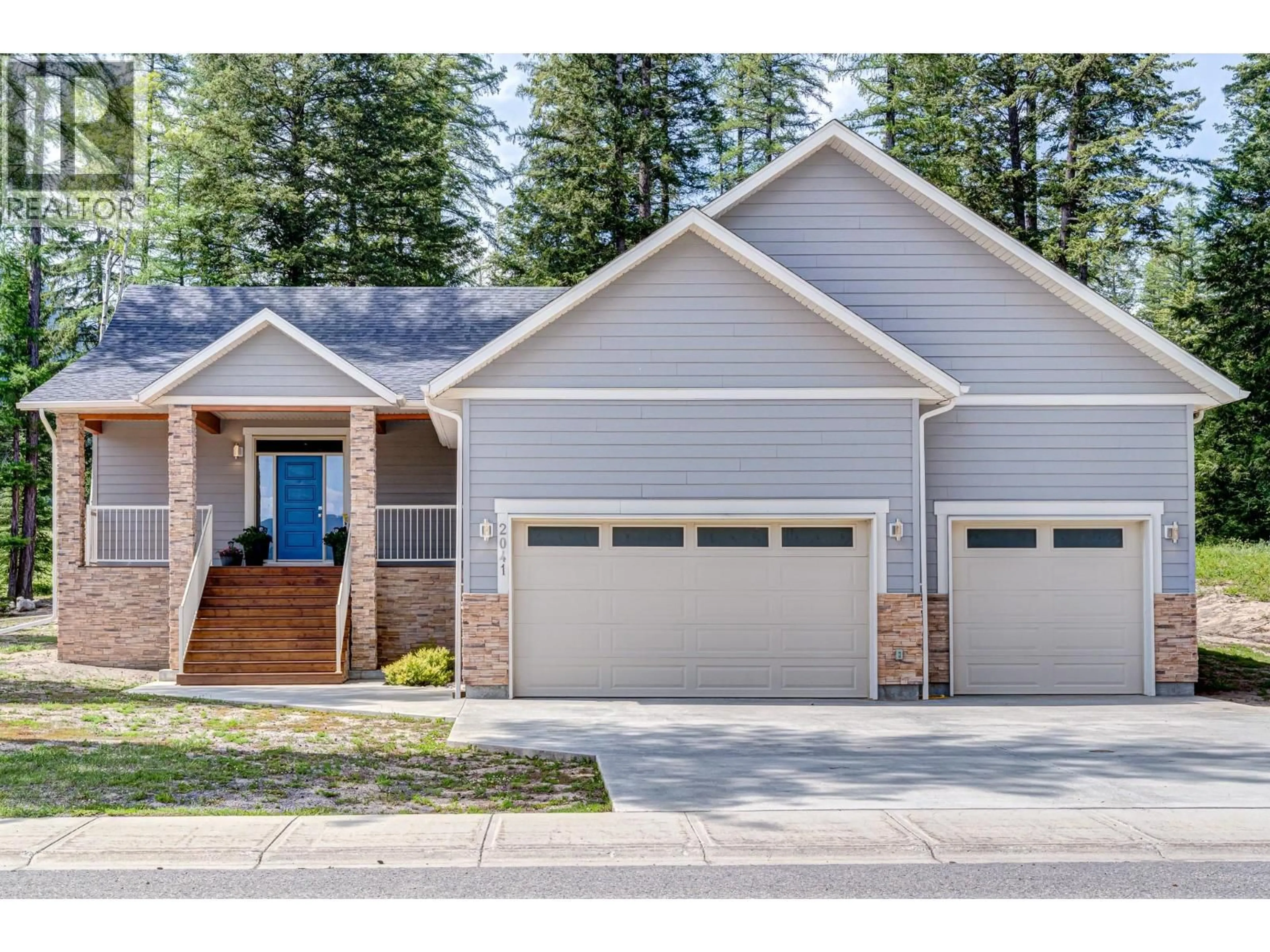 Home with vinyl exterior material, street for 2041 GOLDEN EAGLE DRIVE, Sparwood British Columbia V0B2G2