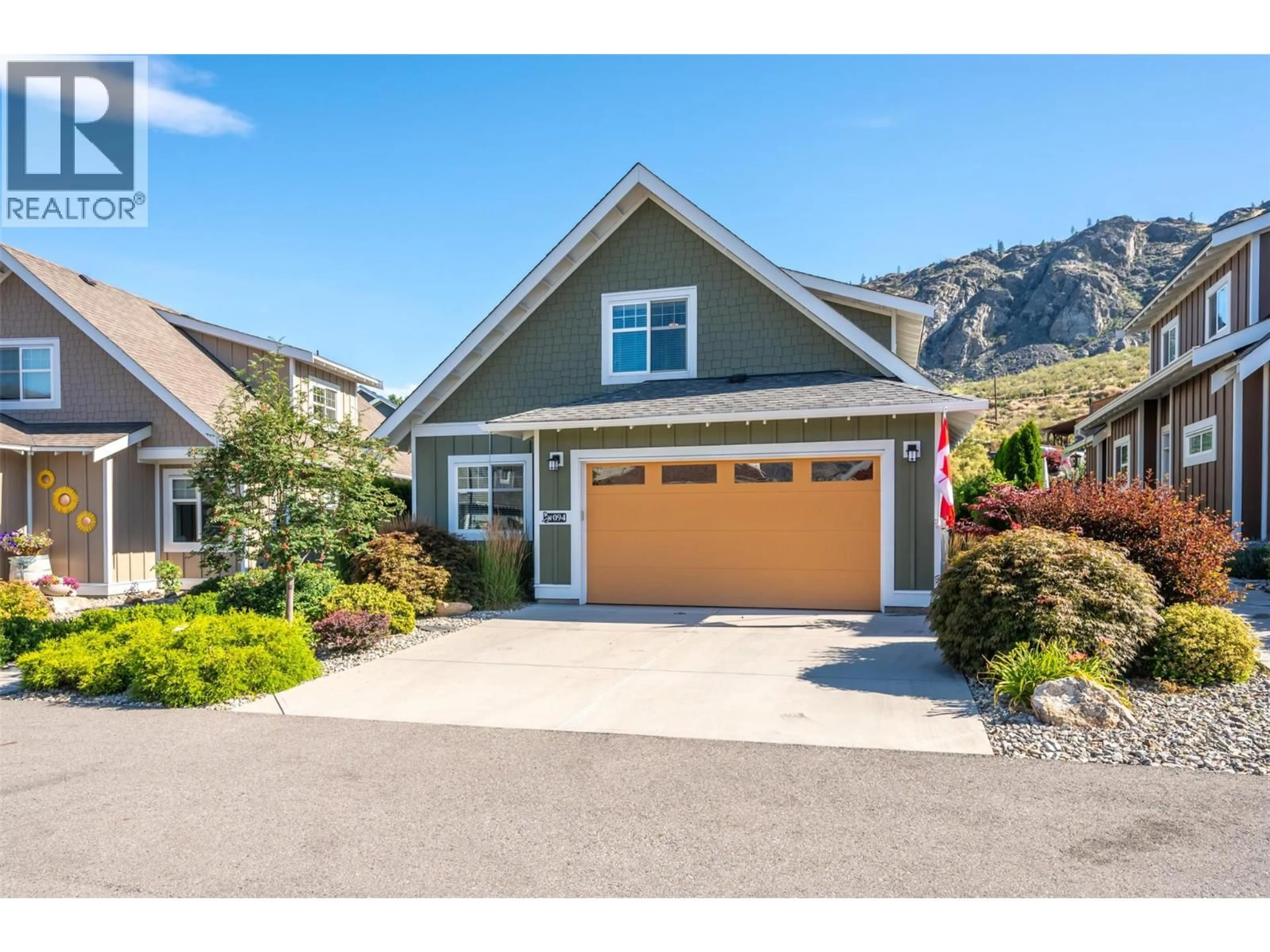 Home with vinyl exterior material, street for 94 - 2450 RADIO TOWER ROAD, Oliver British Columbia V0H1T1