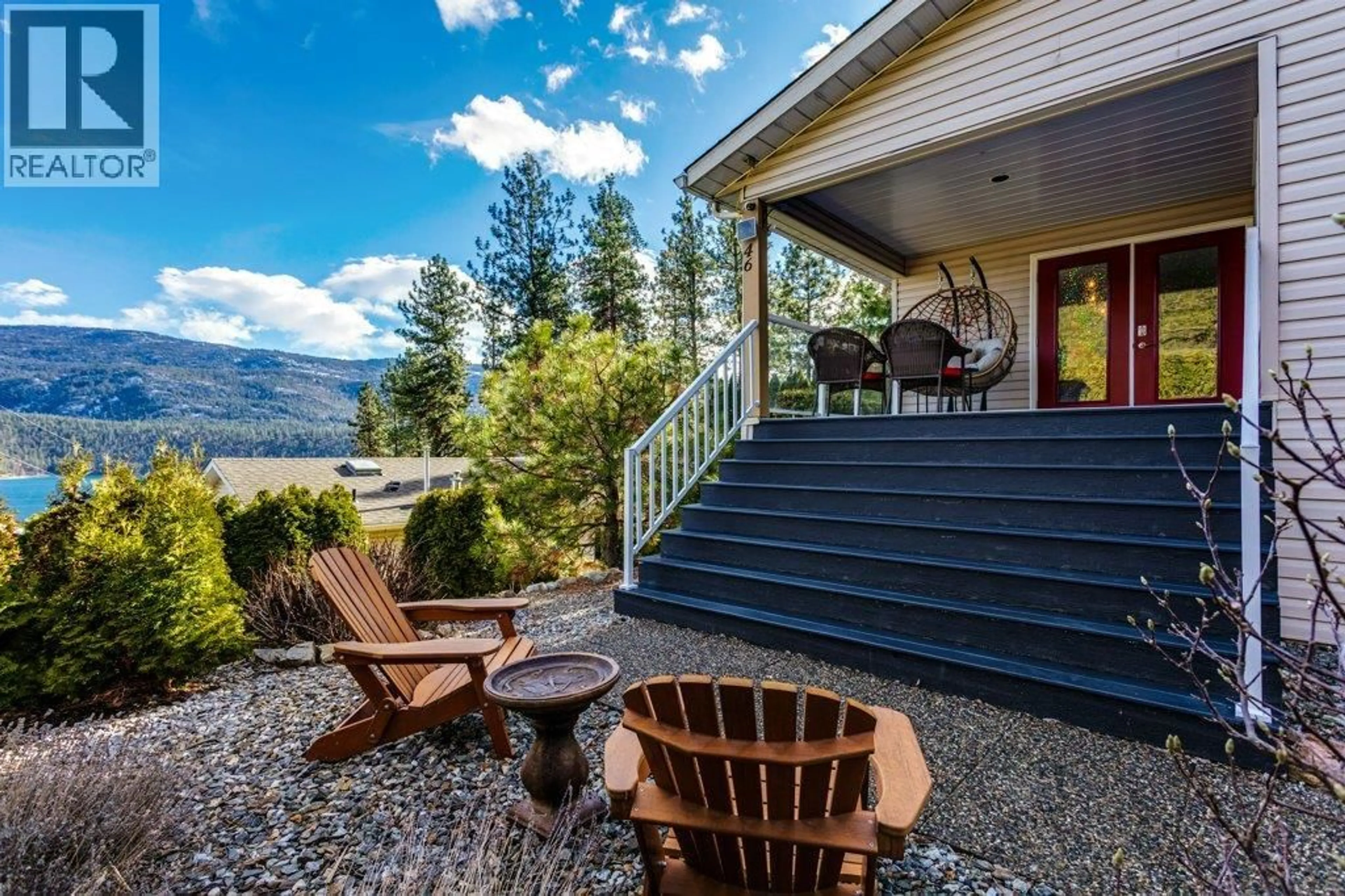 Patio, mountain view for 46 - 17610 RAWSTHORNE ROAD, Lake Country British Columbia V4V2K2
