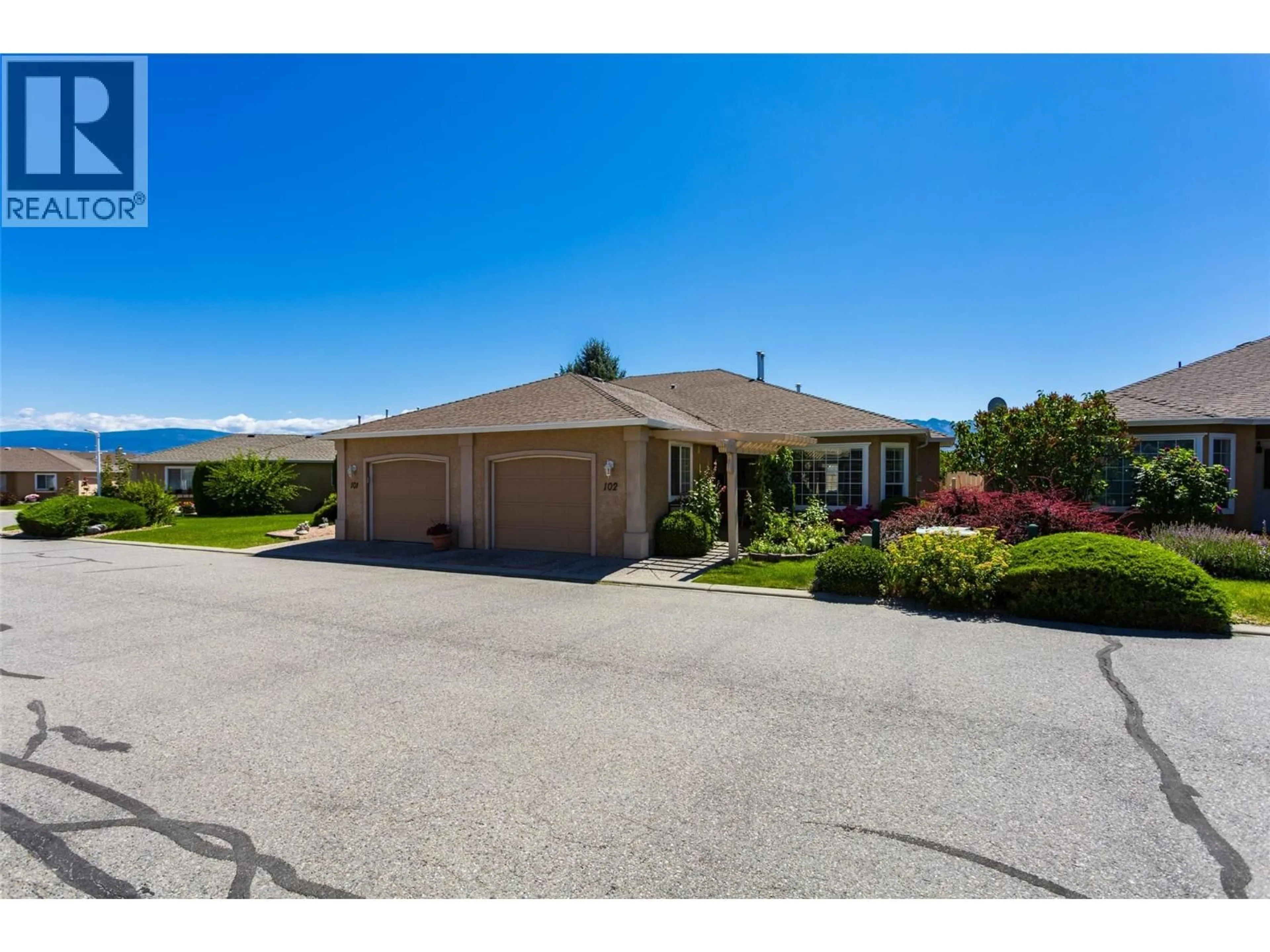 A pic from outside/outdoor area/front of a property/back of a property/a pic from drone, unknown for 102 - 2250 LOUIE DRIVE, Westbank British Columbia V4T2M6