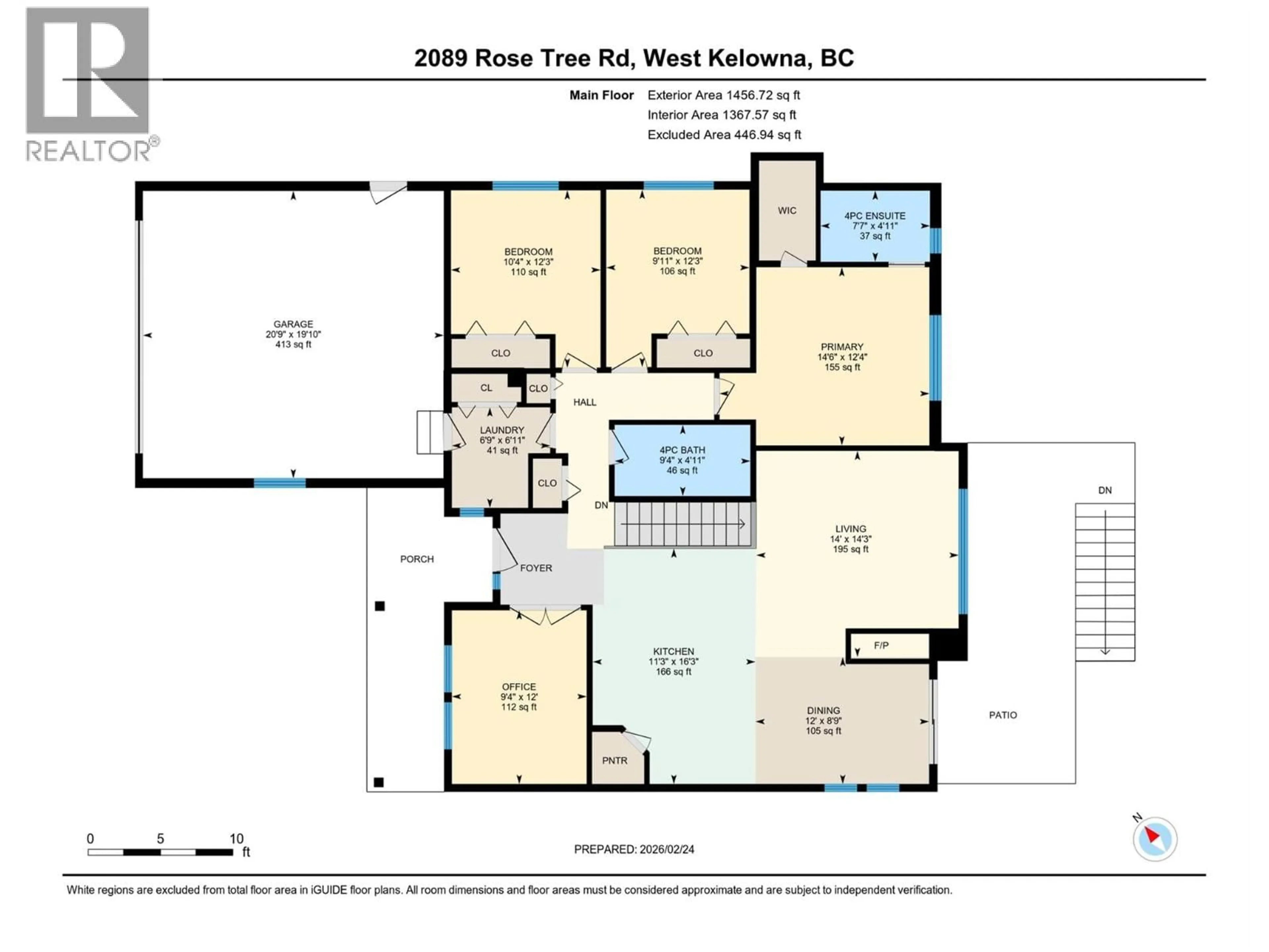 Floor plan for 2089 ROSE TREE ROAD, West Kelowna British Columbia V1Z4A7