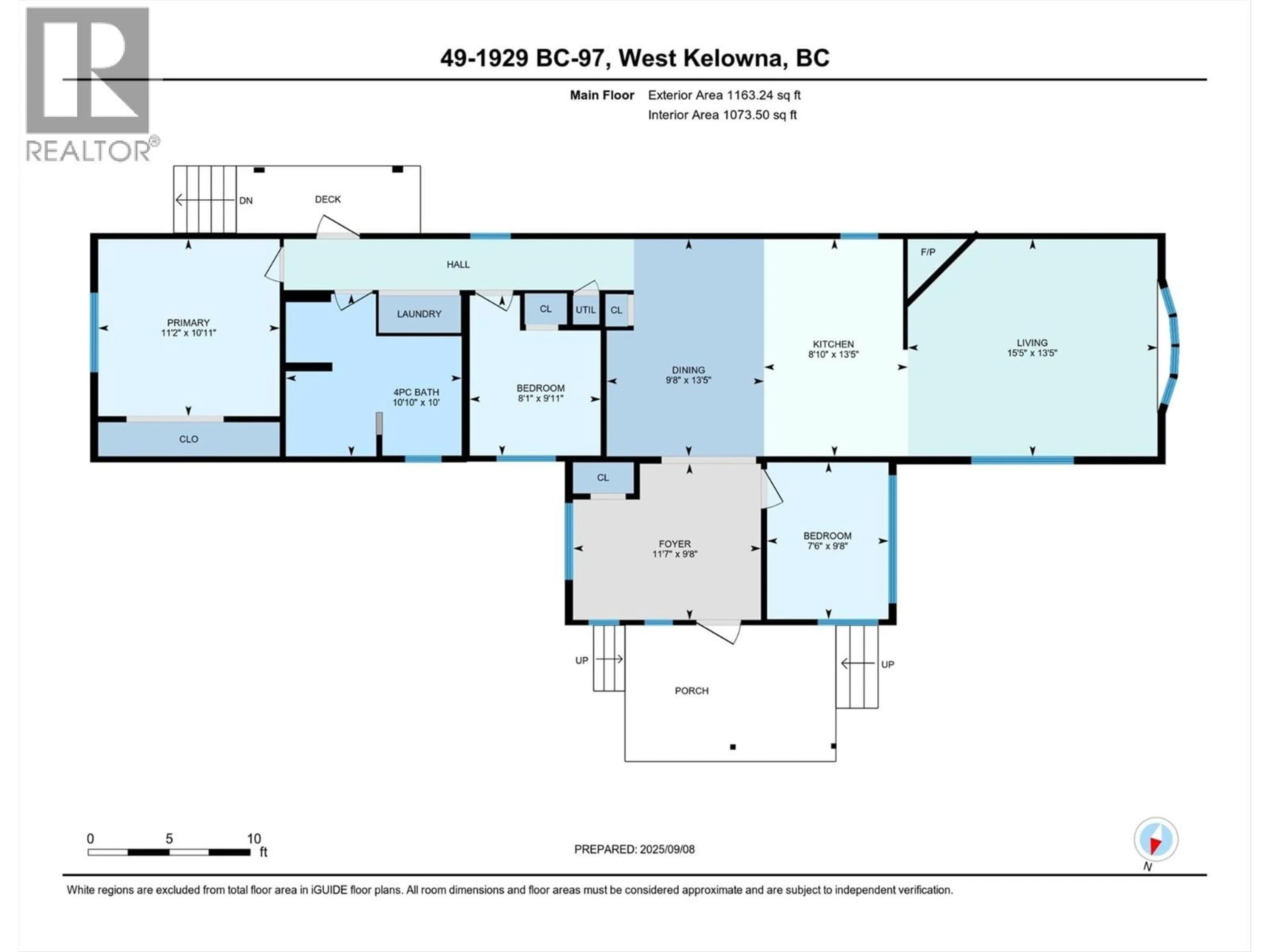 Floor plan for 49 - 1929 97 HIGHWAY SOUTH, West Kelowna British Columbia V1Z2Z1