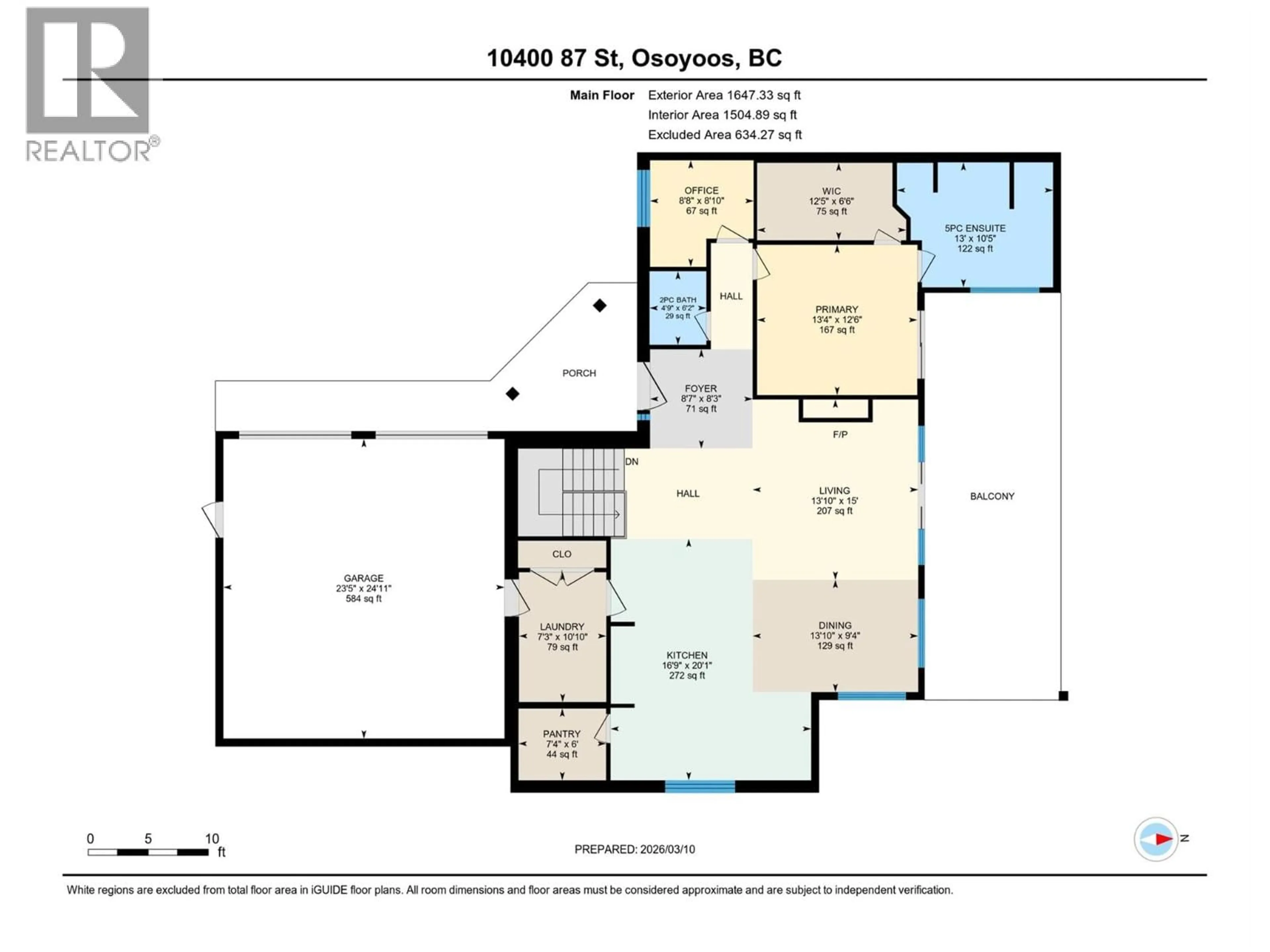 Floor plan for 10400 87TH STREET, Osoyoos British Columbia V0H1V2