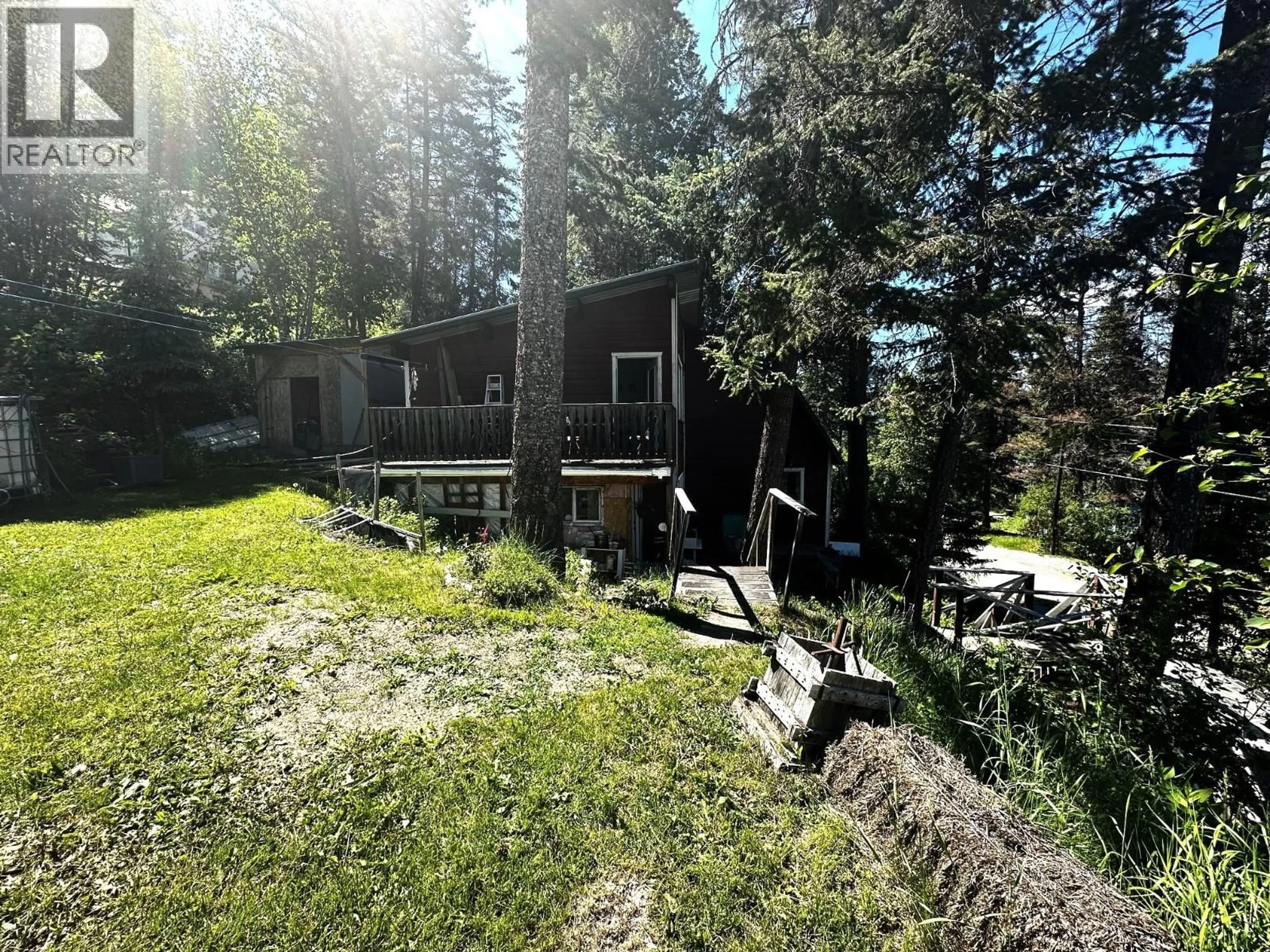 A pic from outside/outdoor area/front of a property/back of a property/a pic from drone, forest/trees view for 3380 MCGREGOR ROAD, Kamloops British Columbia V0E3E1