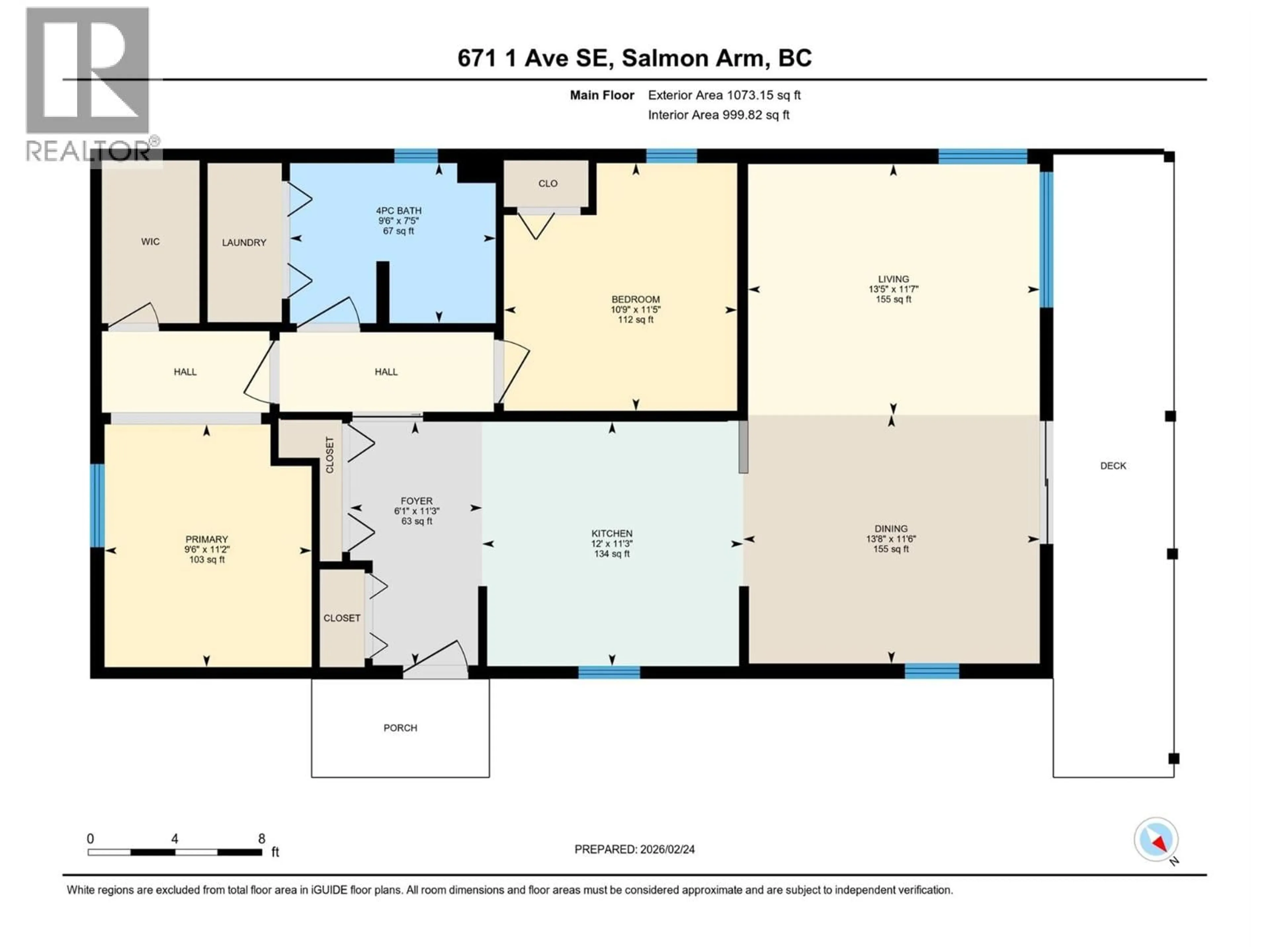 Floor plan for 671 1 AVENUE SOUTHEAST, Salmon Arm British Columbia V1E1G7