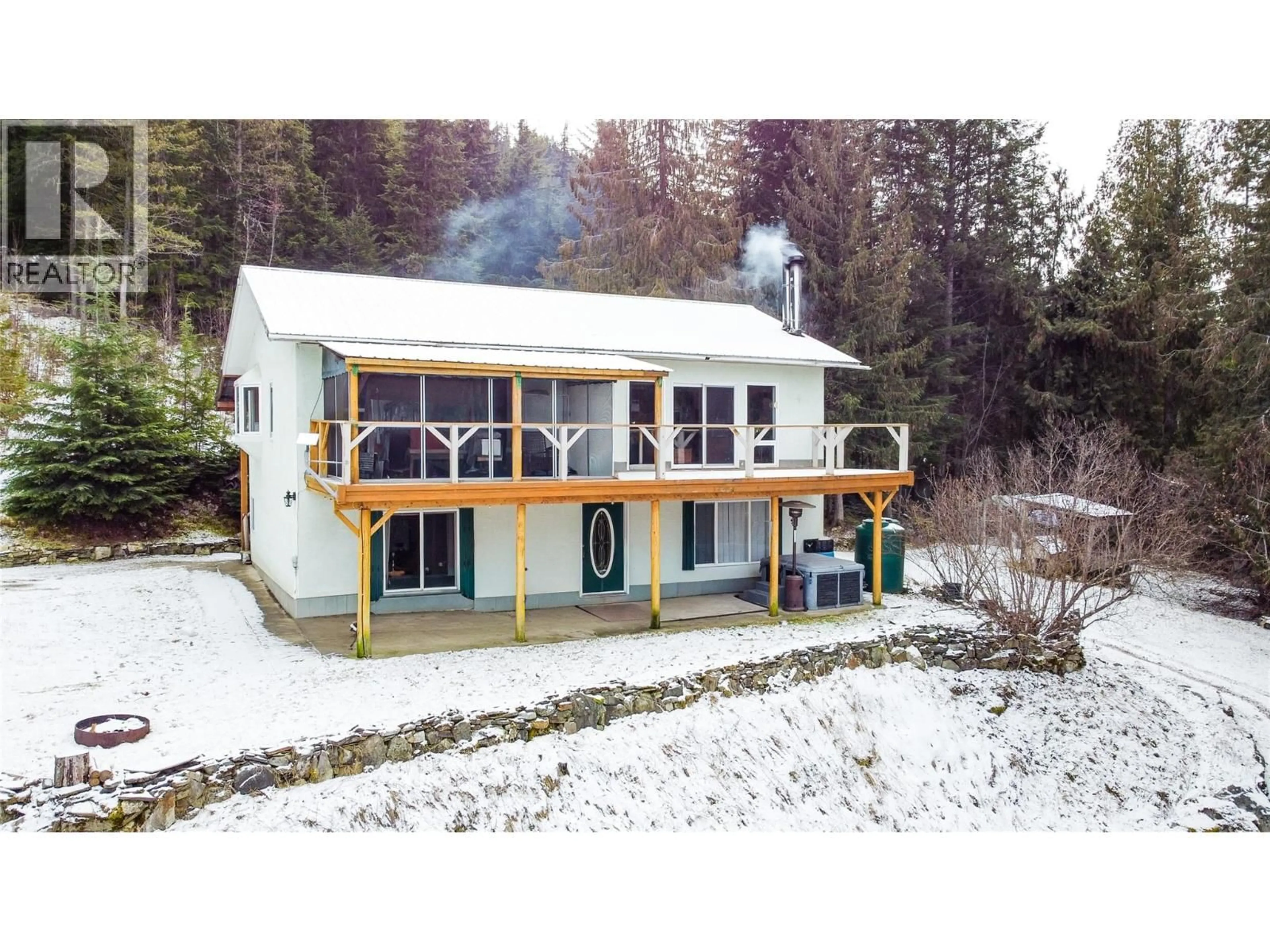 A pic from outside/outdoor area/front of a property/back of a property/a pic from drone, unknown for 3215 LUMBY MABEL LAKE ROAD, Lumby British Columbia V0E2G6