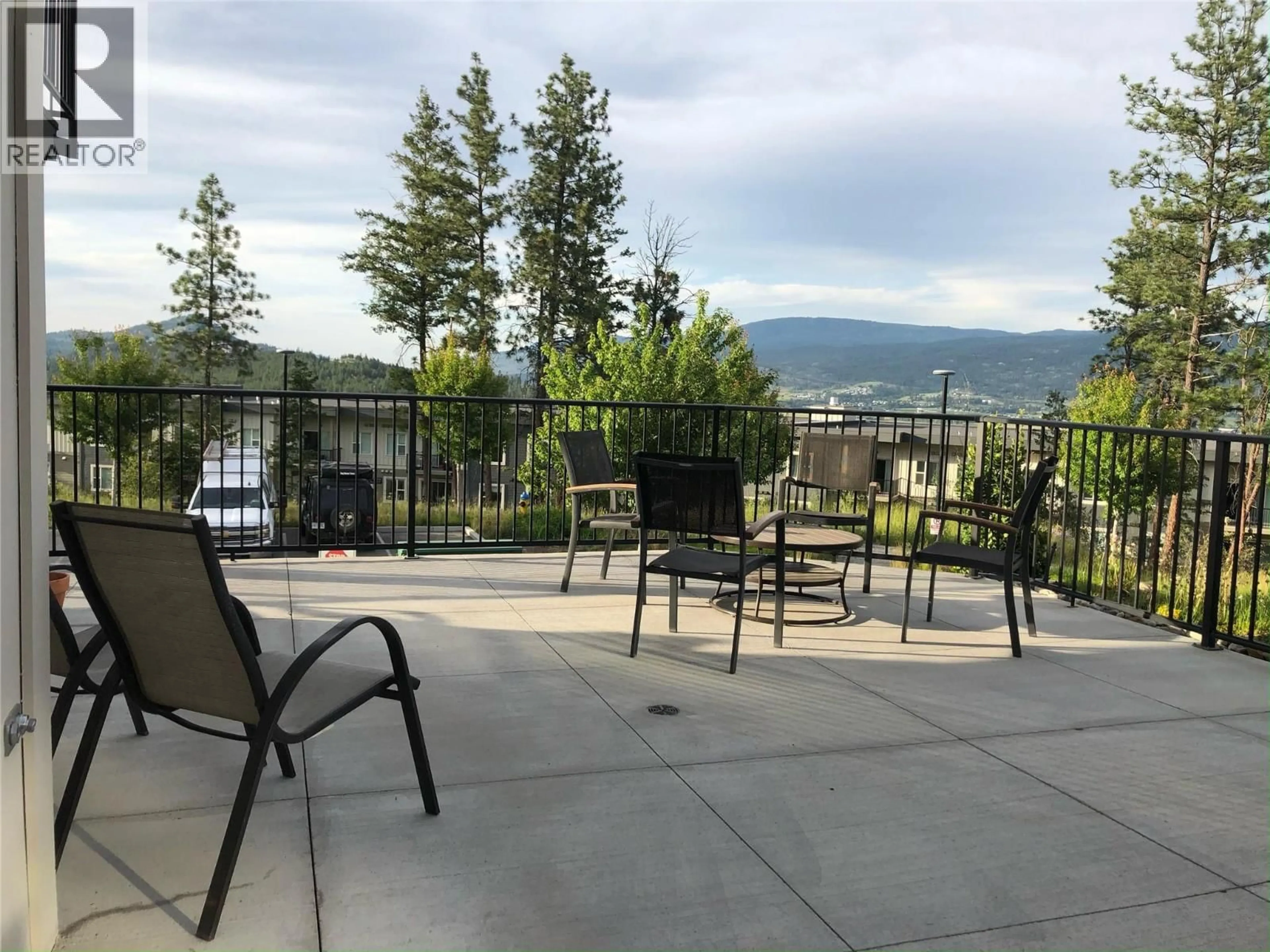 Patio, water/lake/river/ocean view for 115 - 881 ACADEMY WAY, Kelowna British Columbia V1V0A2