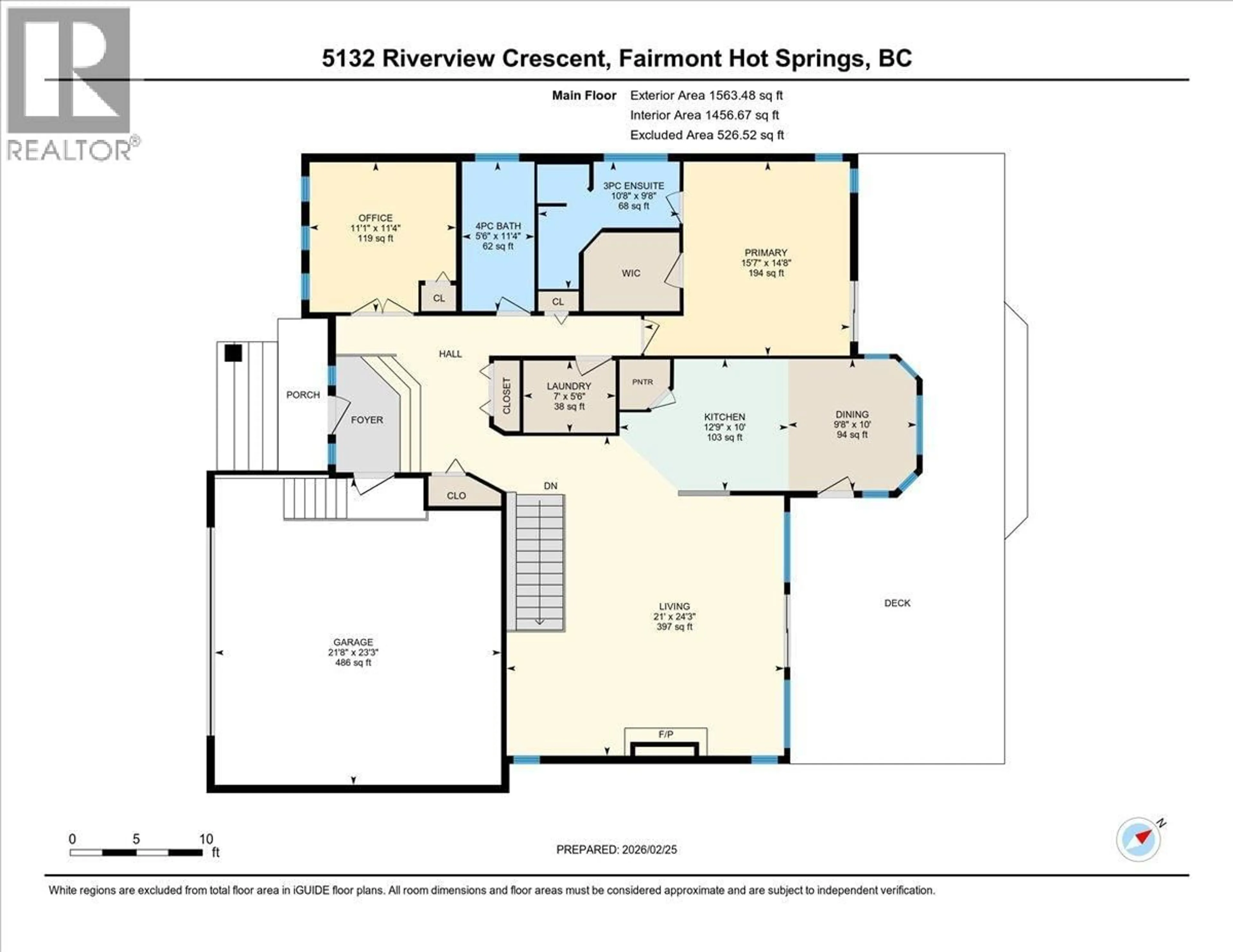 Floor plan for 5132 RIVERVIEW CRESCENT, Fairmont Hot Springs British Columbia V0B1L1