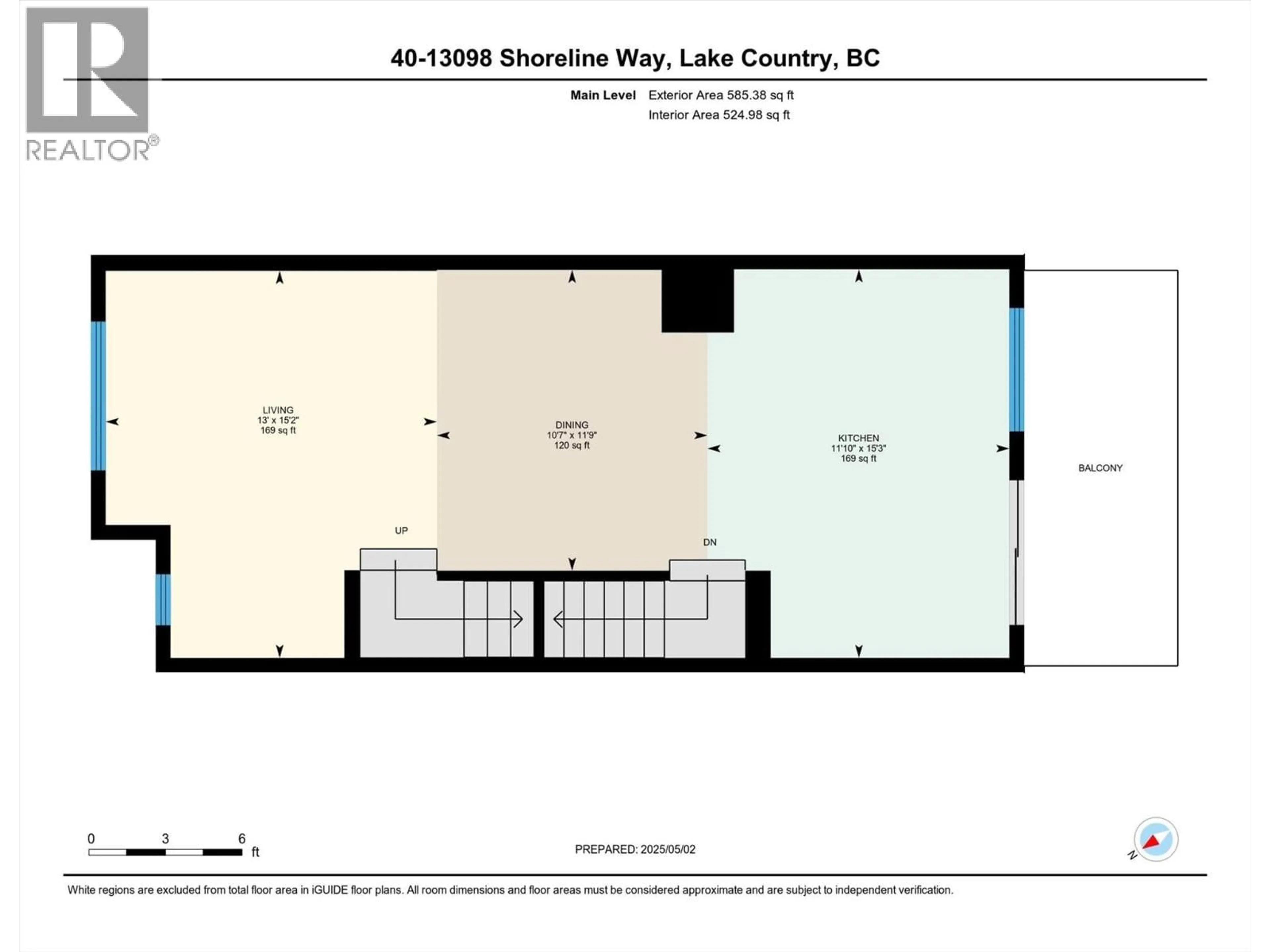 Floor plan for 40 - 13098 SHORELINE WAY, Lake Country British Columbia V4V0A8