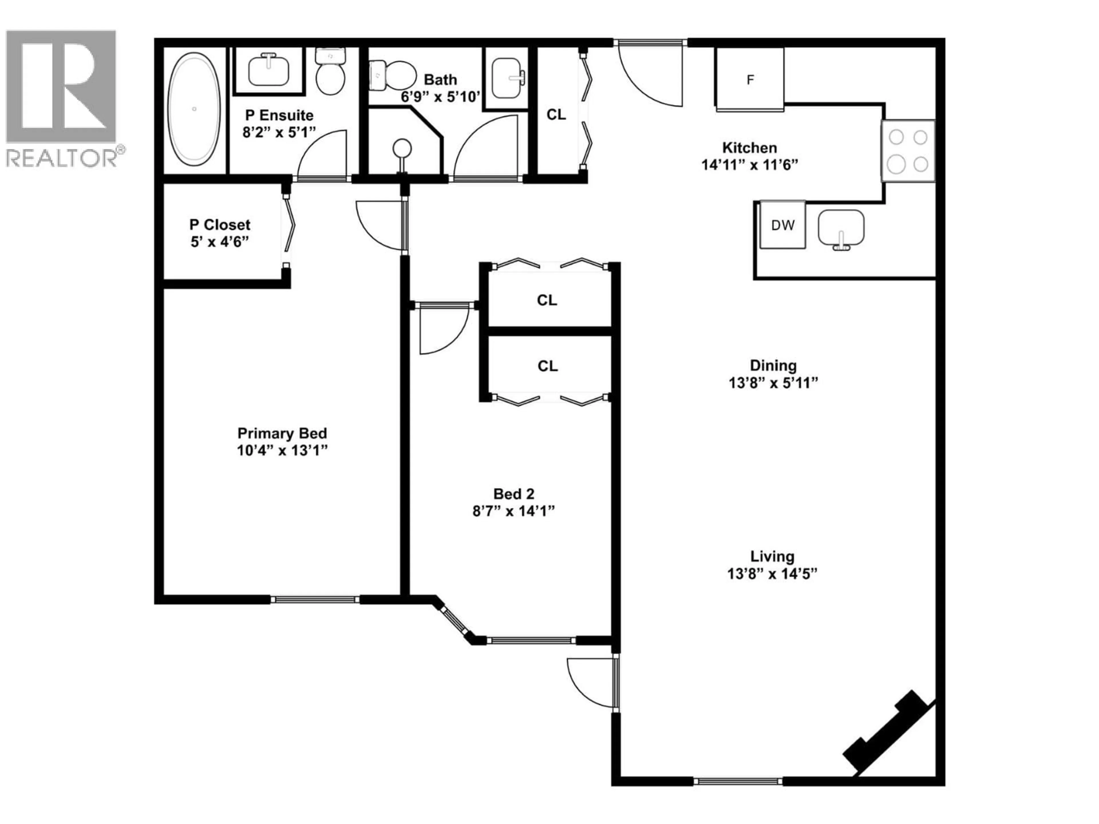 Floor plan for 112 - 1002 RIVERSIDE AVENUE, Sicamous British Columbia V0E2V1