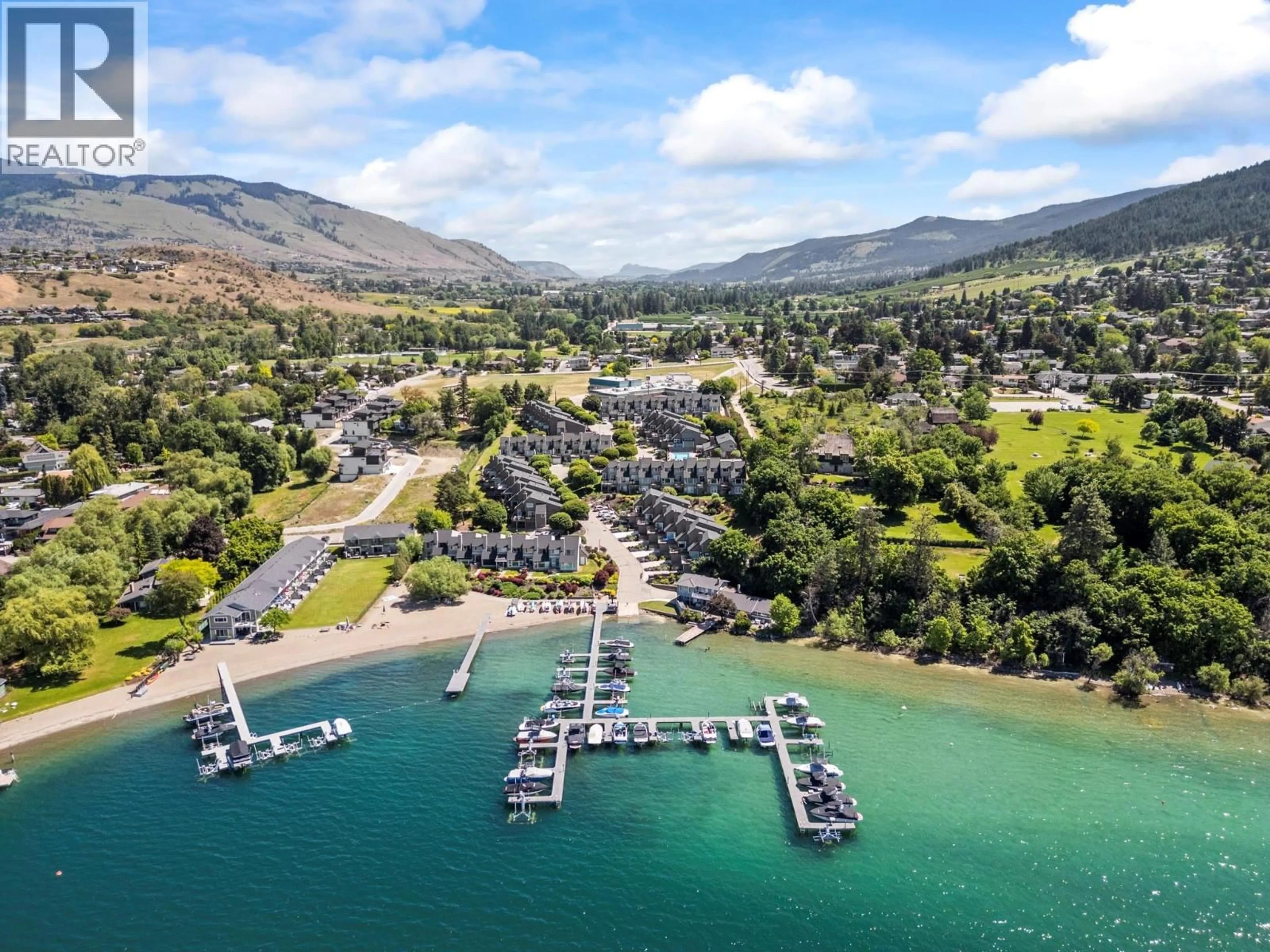 A pic from outside/outdoor area/front of a property/back of a property/a pic from drone, water/lake/river/ocean view for 13 - 7880 KIDSTON ROAD, Coldstream British Columbia V1B1S2