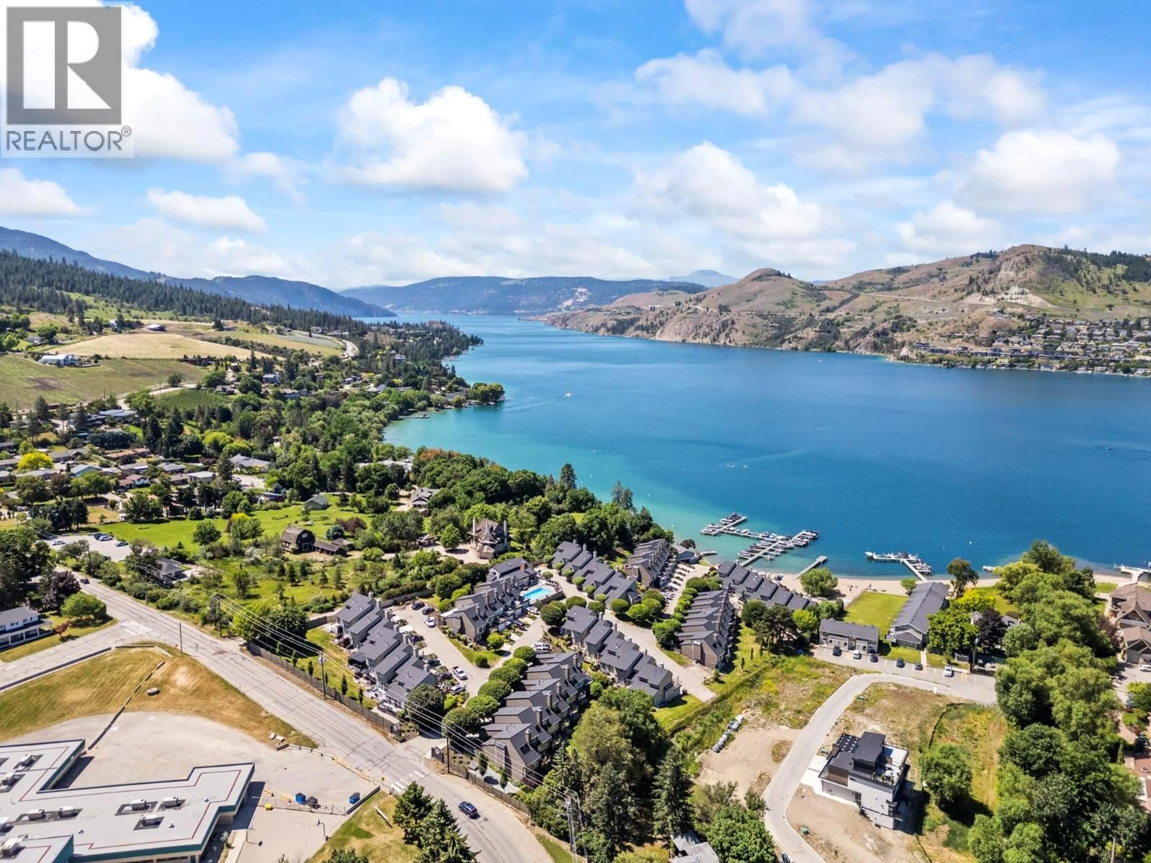 A pic from outside/outdoor area/front of a property/back of a property/a pic from drone, water/lake/river/ocean view for 13 - 7880 KIDSTON ROAD, Coldstream British Columbia V1B1S2