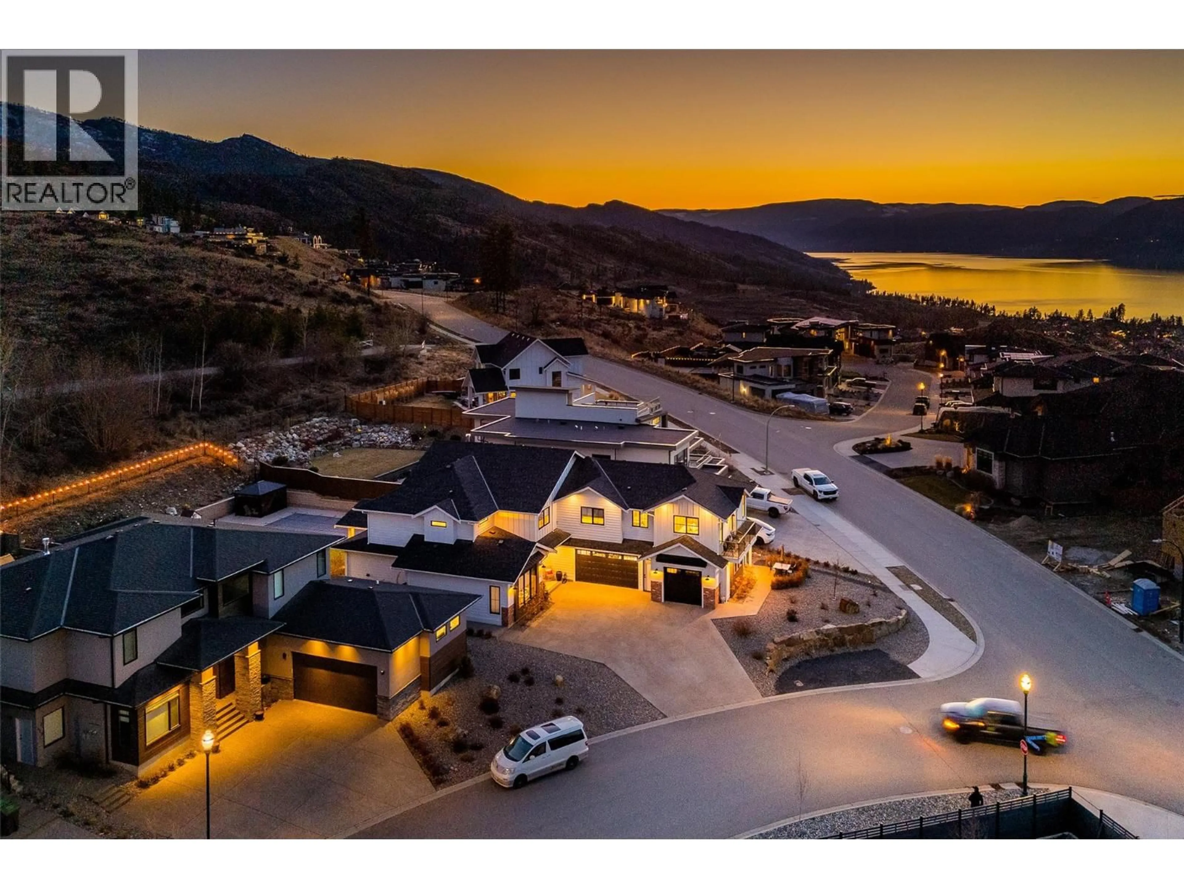 A pic from outside/outdoor area/front of a property/back of a property/a pic from drone, mountain view for 415 HAWK HILL DRIVE, Kelowna British Columbia V1W0B1