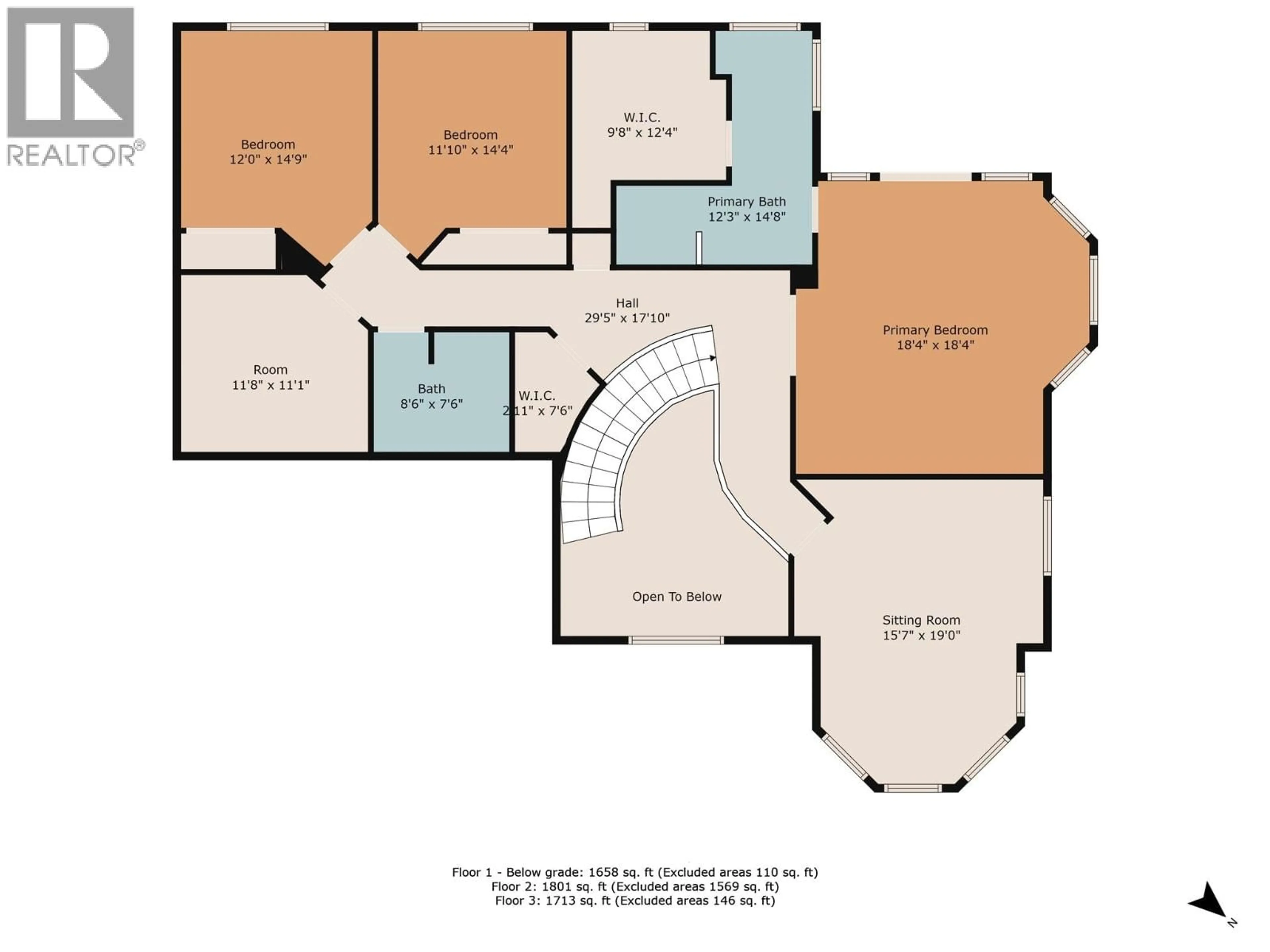 Floor plan for 2615 HARVARD ROAD, Kelowna British Columbia V1W4C2