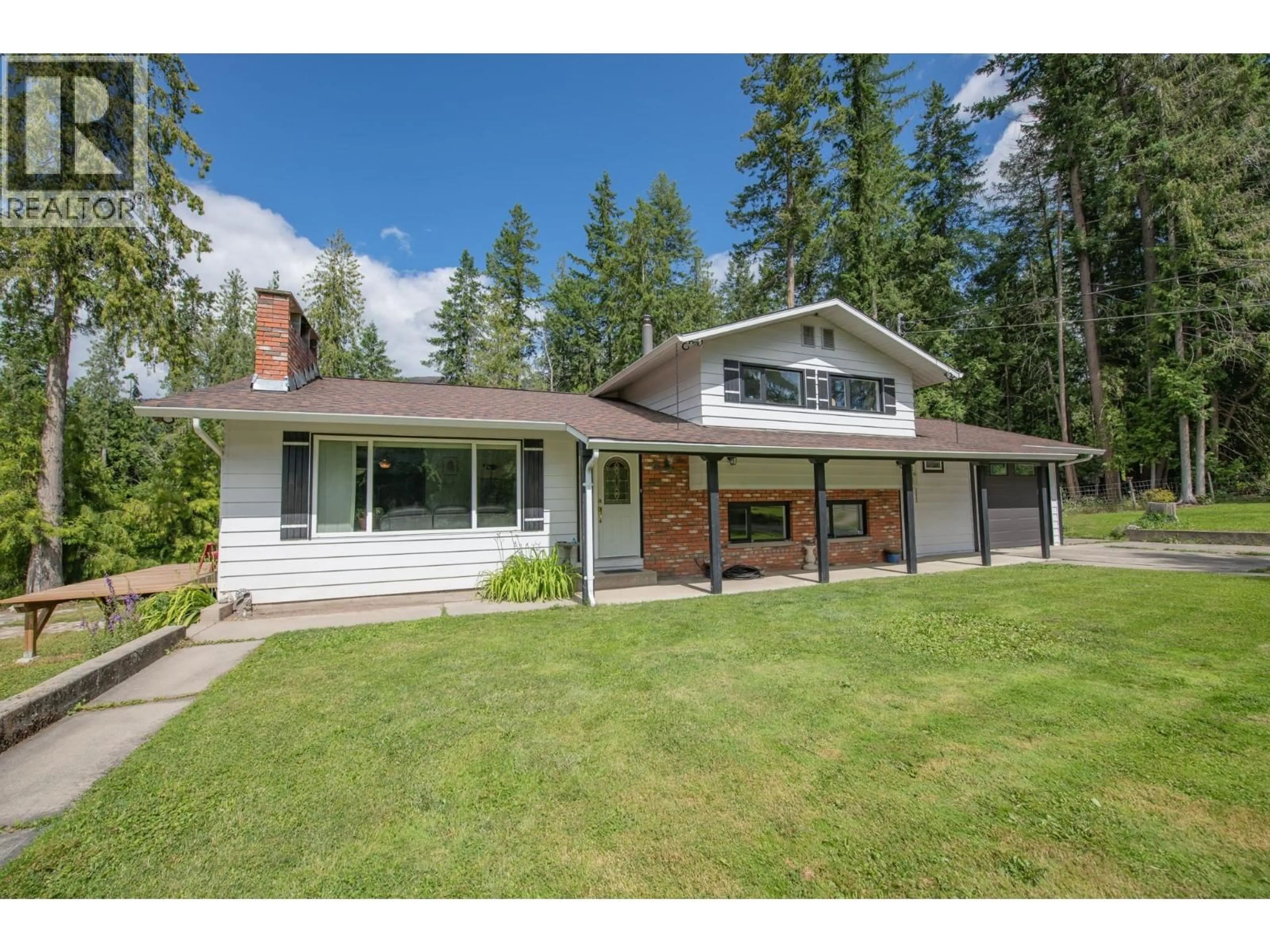 A pic from outside/outdoor area/front of a property/back of a property/a pic from drone, unknown for 40 ROSOMAN ROAD, Enderby British Columbia V4Y4K4