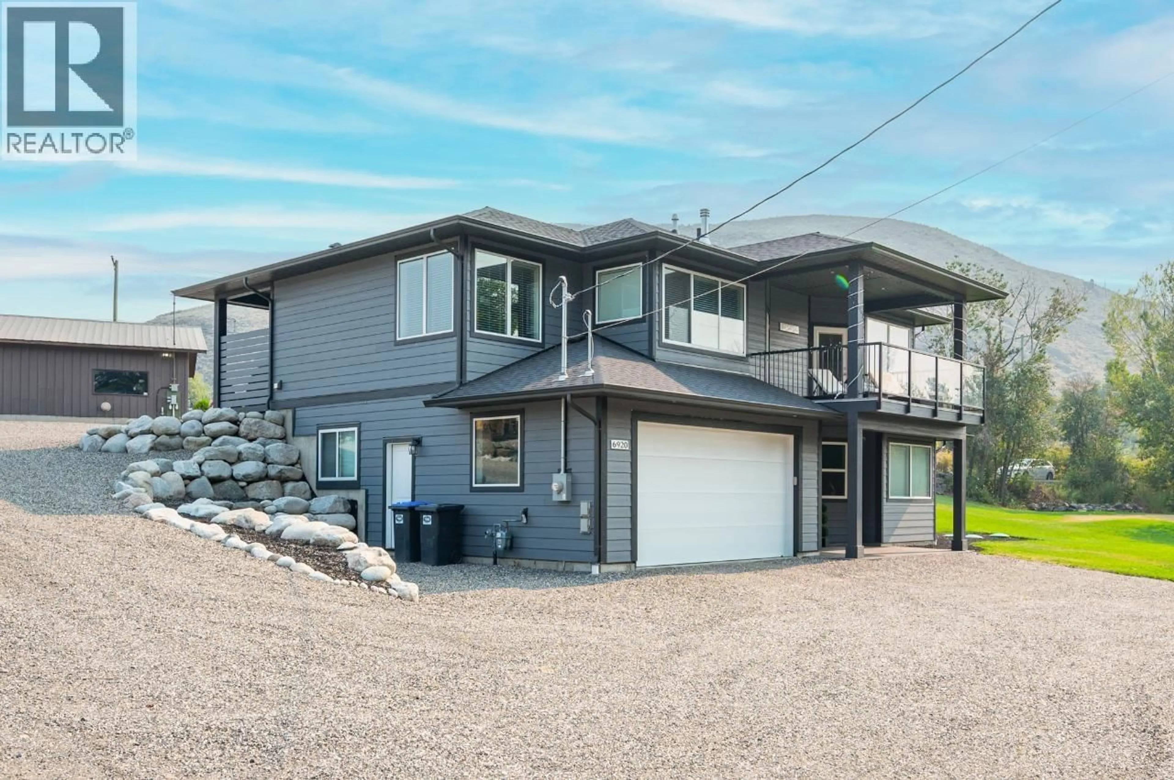 Home with vinyl exterior material, street for 6920 SAVONA ACCESS ROAD, Kamloops British Columbia V0K2J0