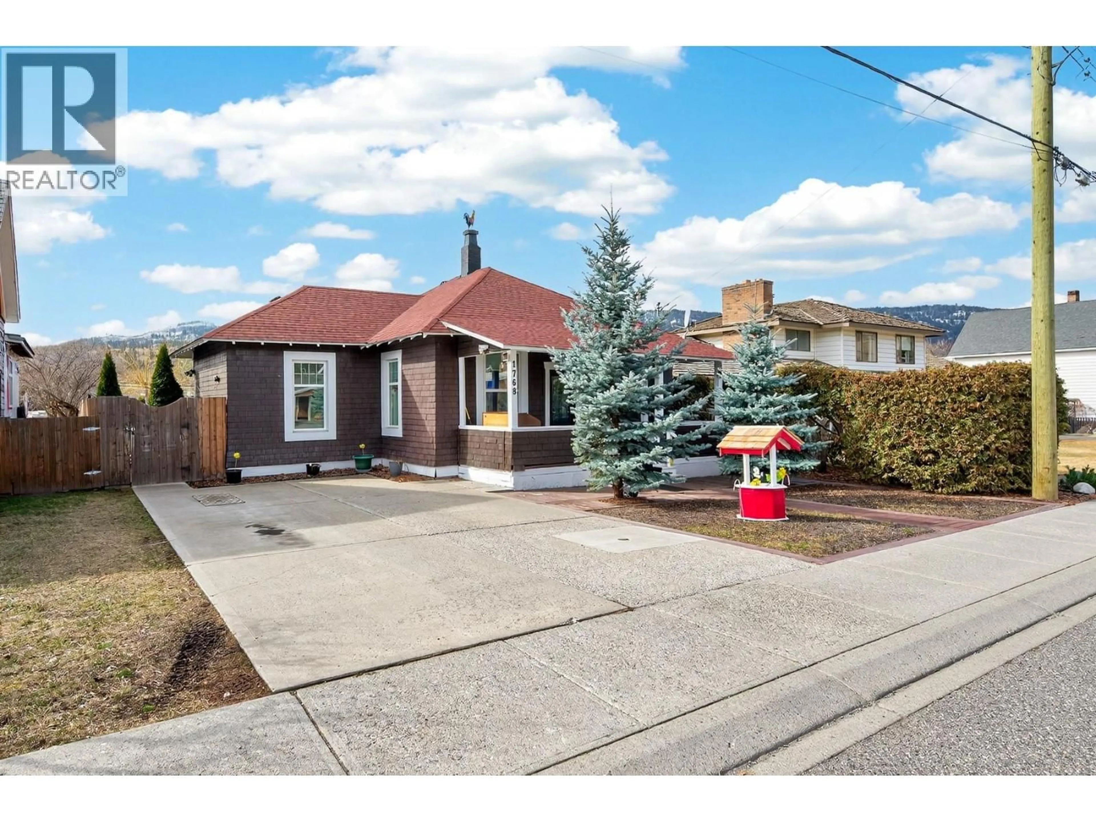 Home with brick exterior material, street for 1768 GRANITE AVENUE, Merritt British Columbia V1K1B8