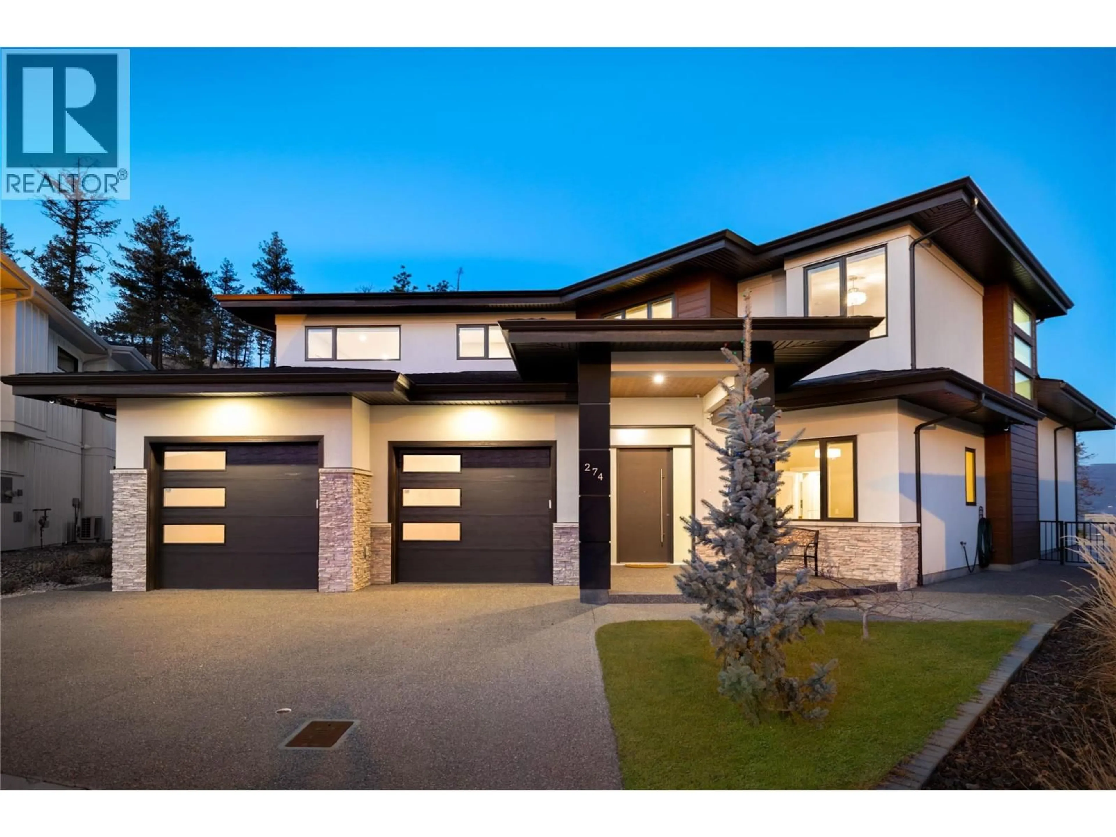 Home with brick exterior material, street for 274 SUMMER WOOD DRIVE, Kelowna British Columbia V1V0C9