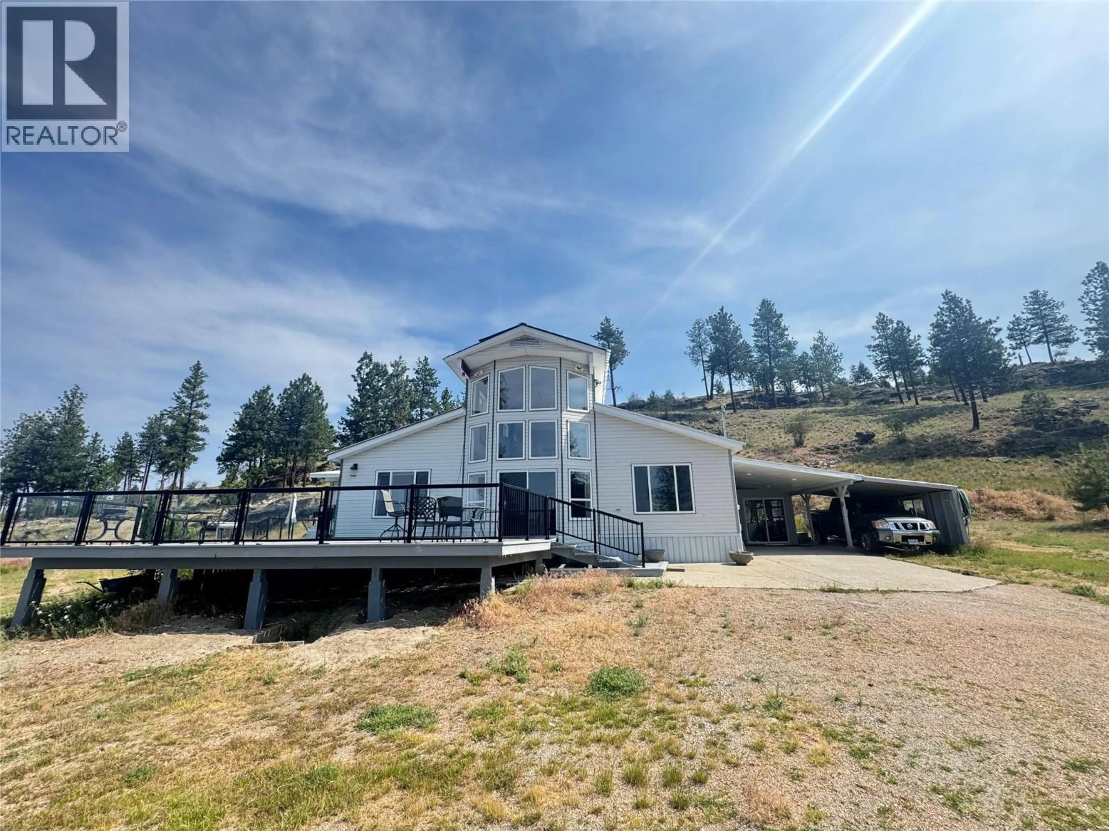 A pic from outside/outdoor area/front of a property/back of a property/a pic from drone, unknown for 2081 CARMI ROAD, Penticton British Columbia V2A8C5