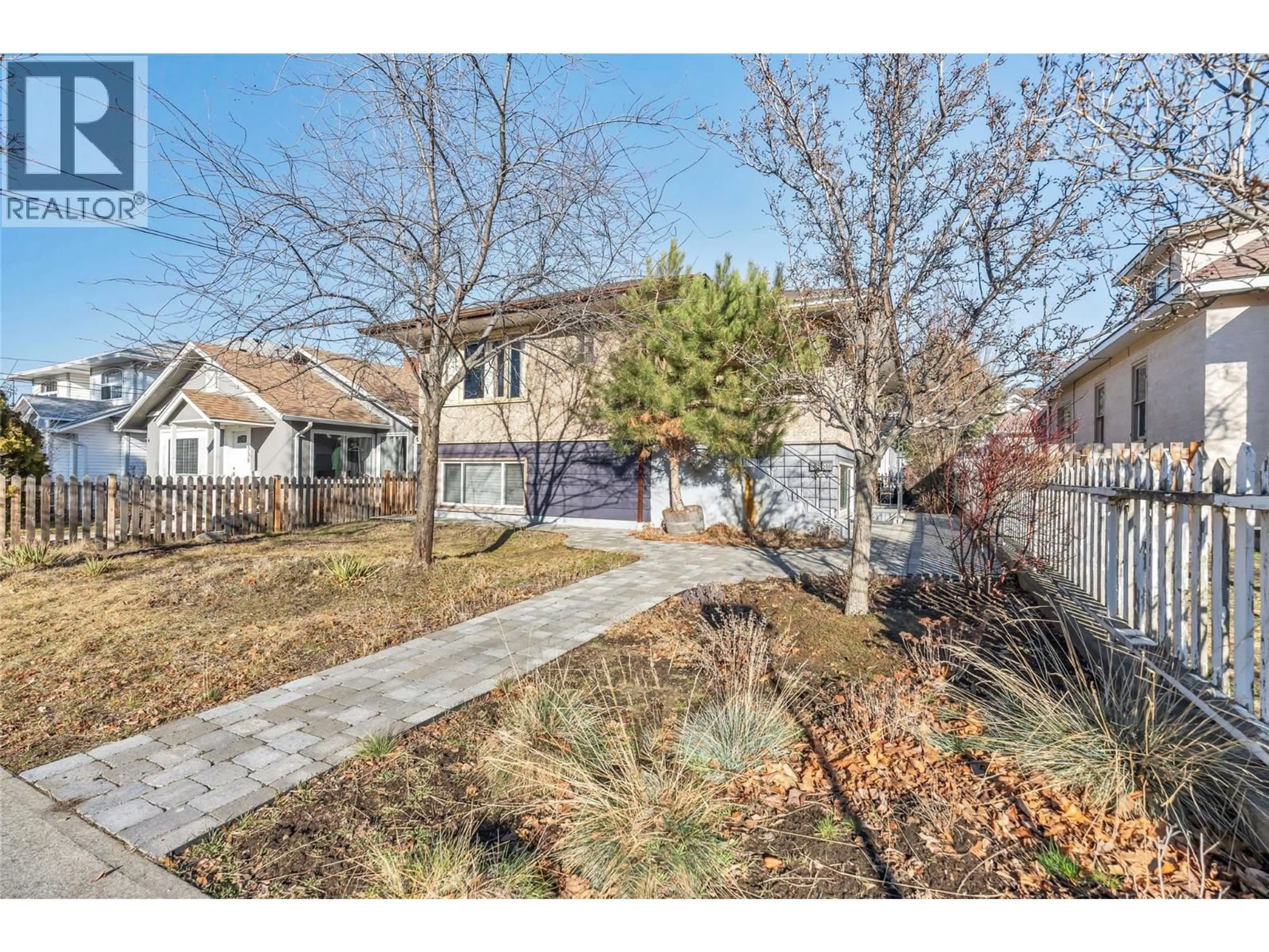 A pic from outside/outdoor area/front of a property/back of a property/a pic from drone, street for 566 VAN HORNE STREET, Penticton British Columbia V2A4K8
