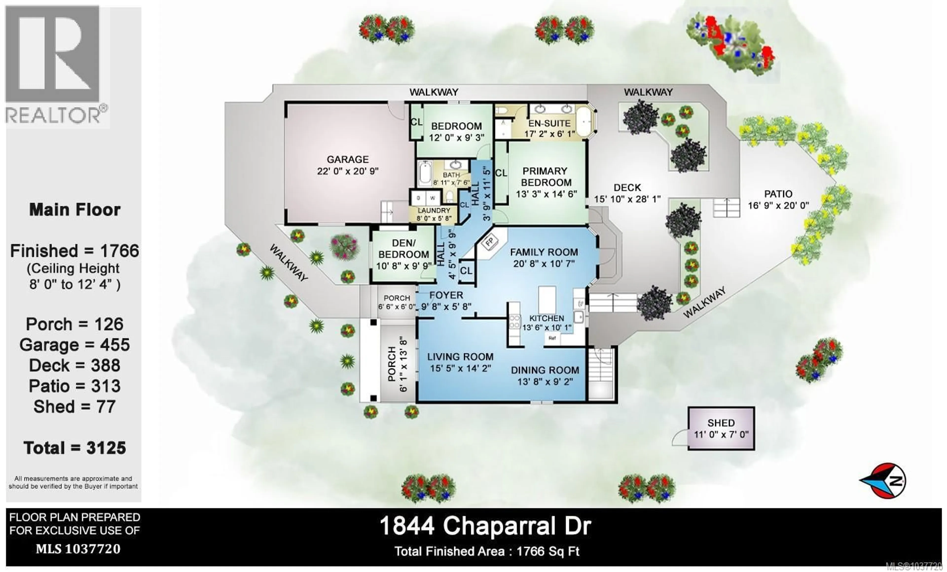Floor plan for 1844 CHAPARRAL DRIVE, Duncan British Columbia V9L5M5