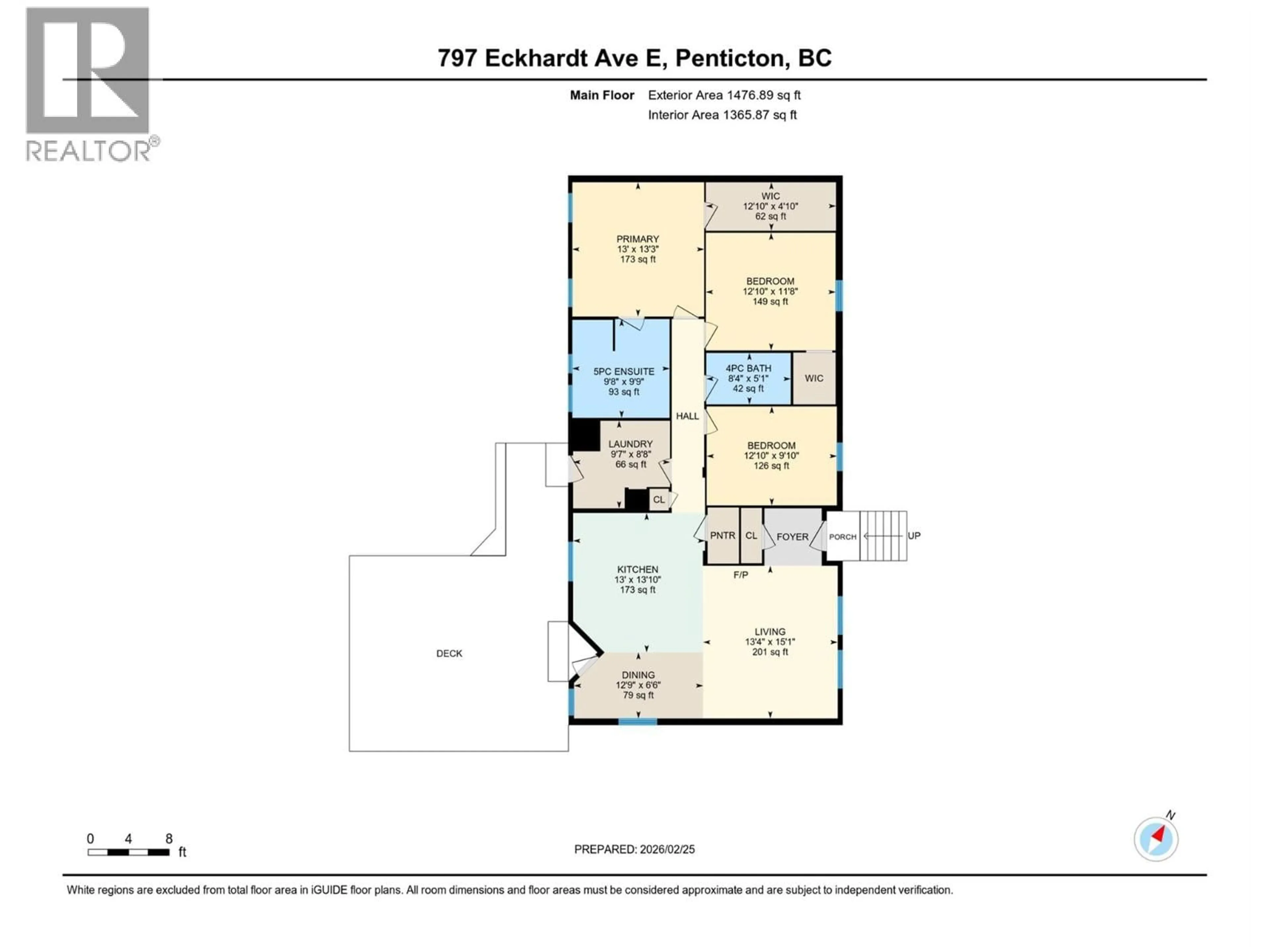 Floor plan for 797 ECKHARDT AVENUE EAST, Penticton British Columbia V2A2A5
