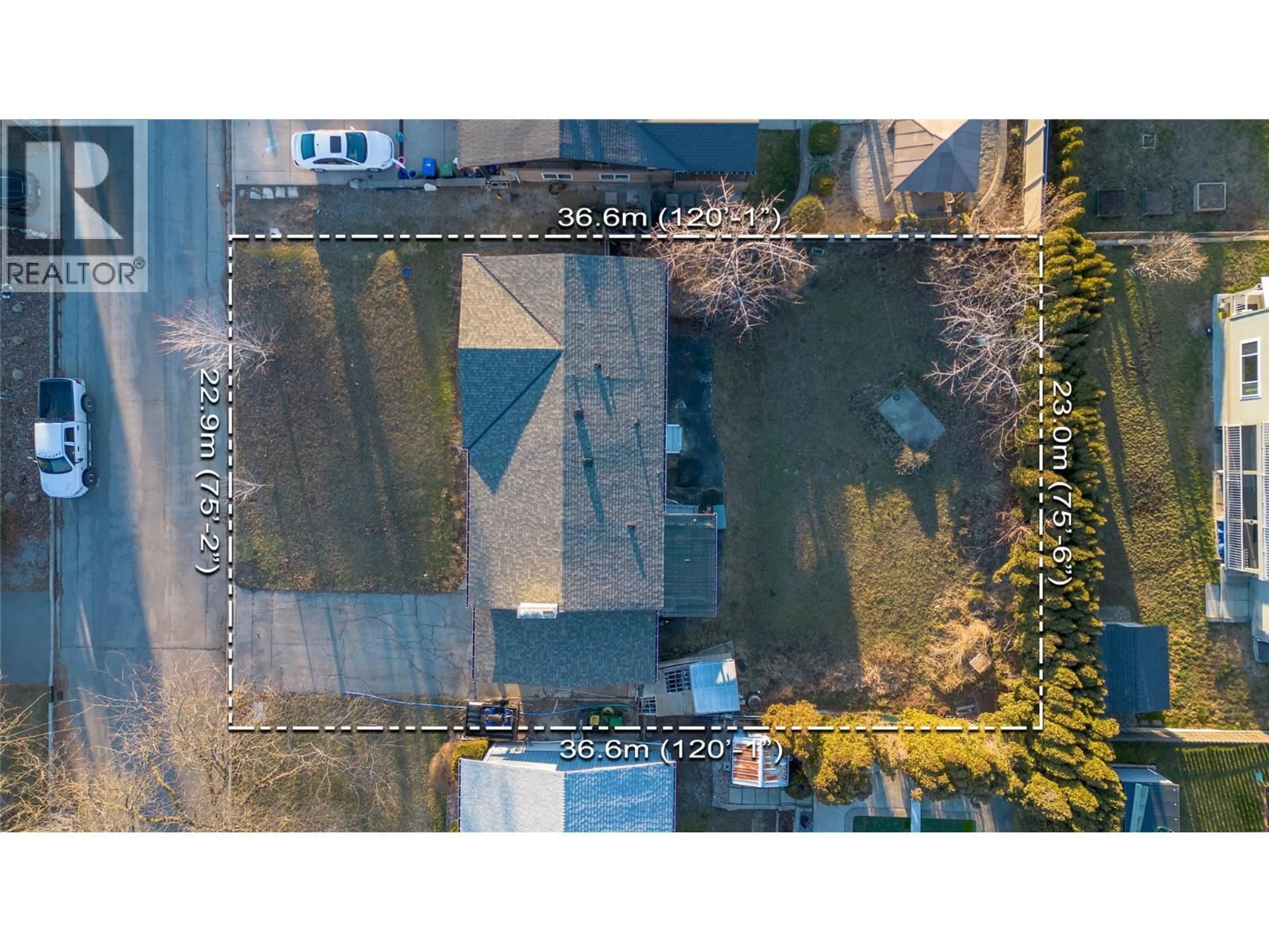 A pic from outside/outdoor area/front of a property/back of a property/a pic from drone, street for 1738 SMITHSON DRIVE, Kelowna British Columbia V1Y4E3