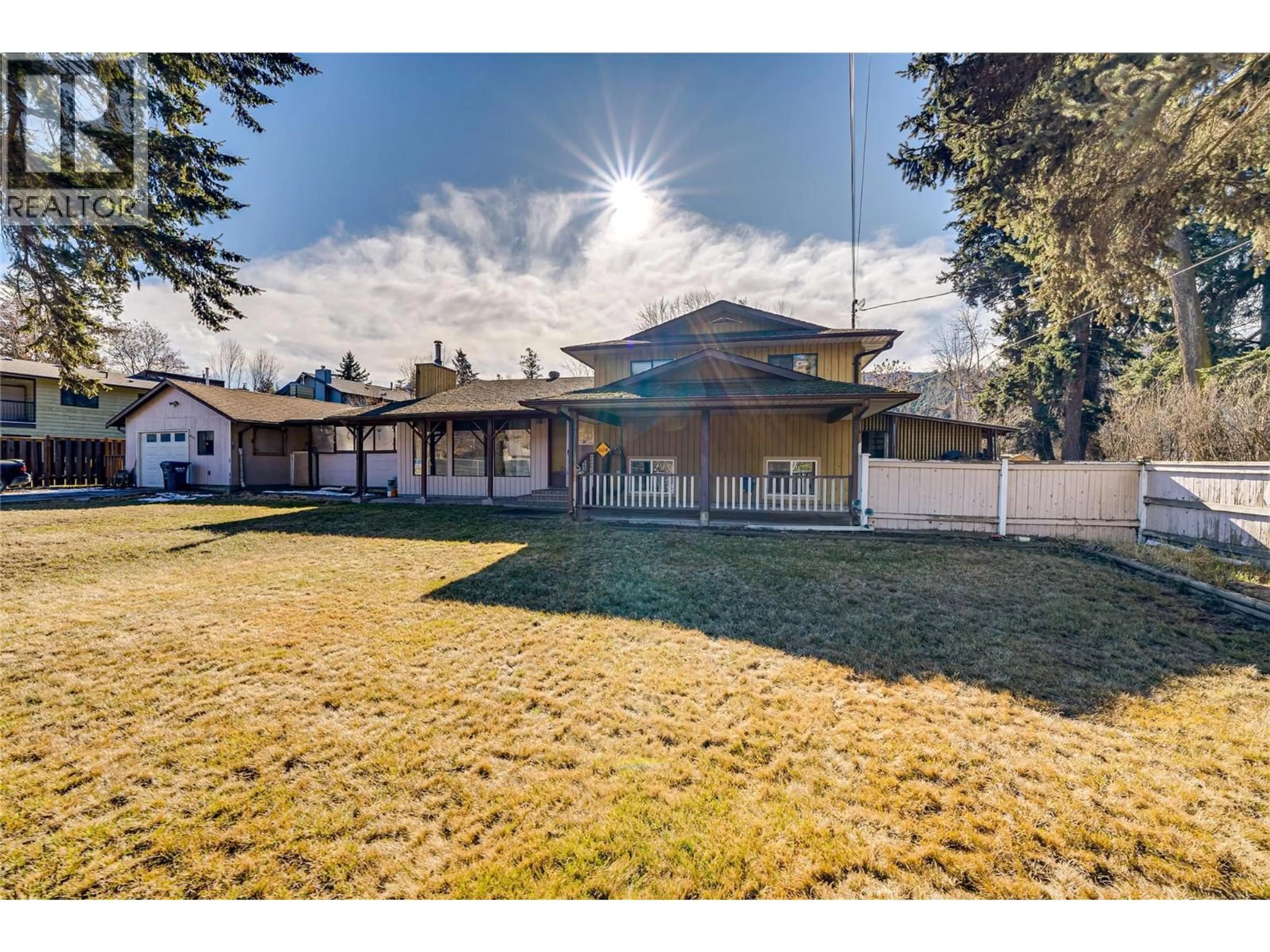 A pic from outside/outdoor area/front of a property/back of a property/a pic from drone, unknown for 6312 LEARMOUTH ROAD, Coldstream British Columbia V1B3G3