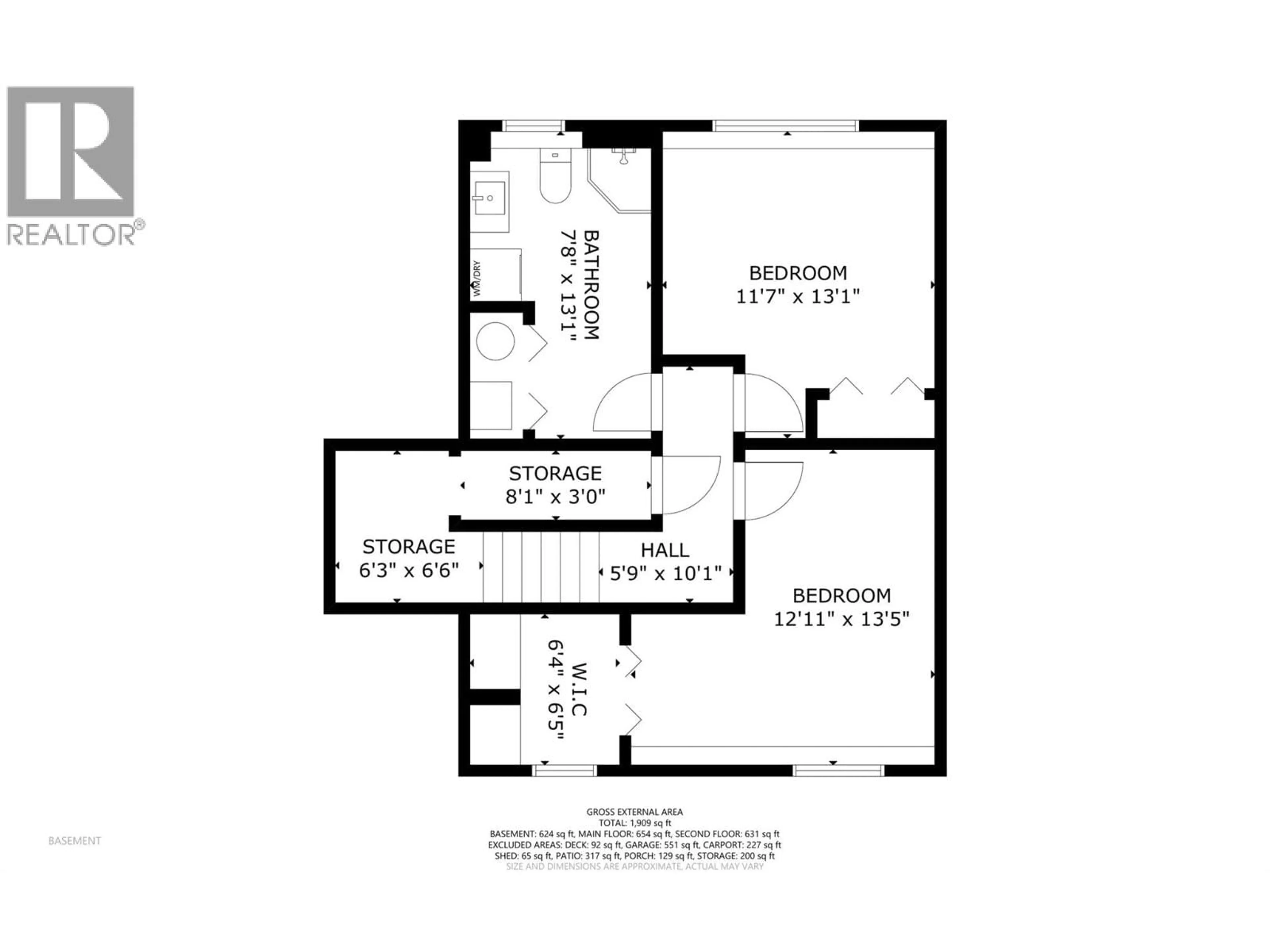 Floor plan for 6312 LEARMOUTH ROAD, Coldstream British Columbia V1B3G3