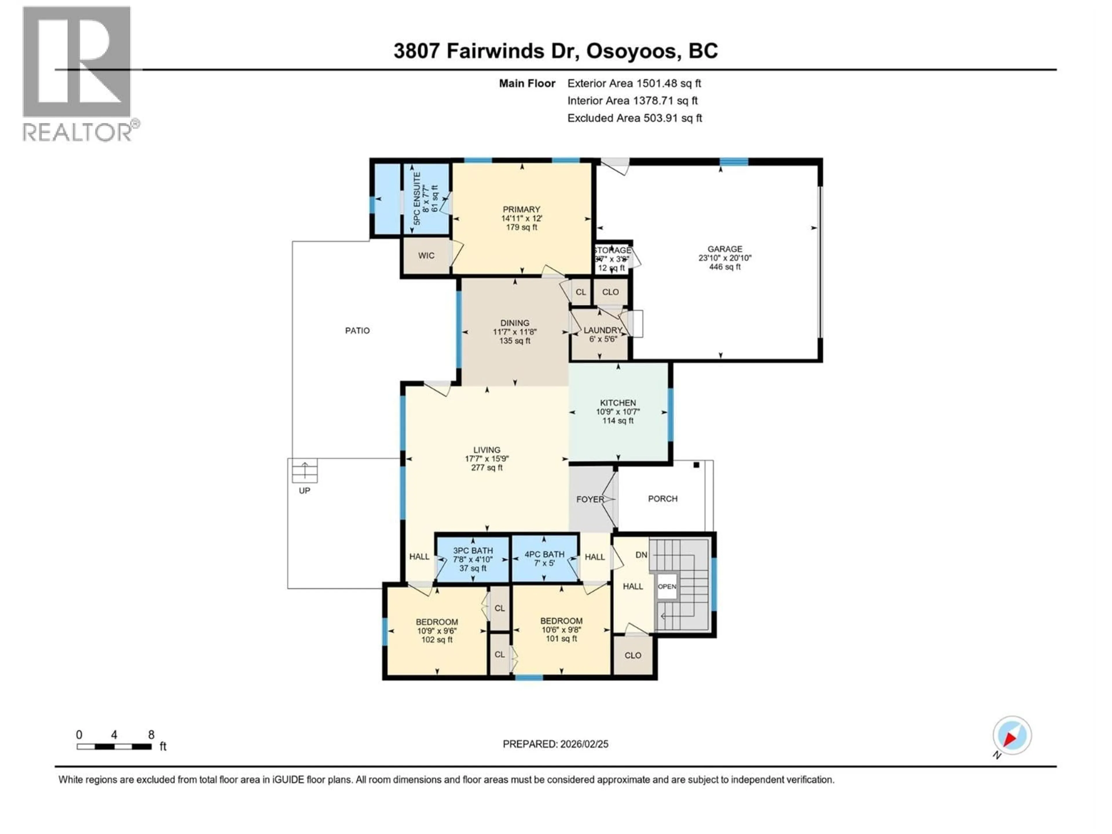 Floor plan for 3807 FAIRWINDS DRIVE, Osoyoos British Columbia V0H1V4