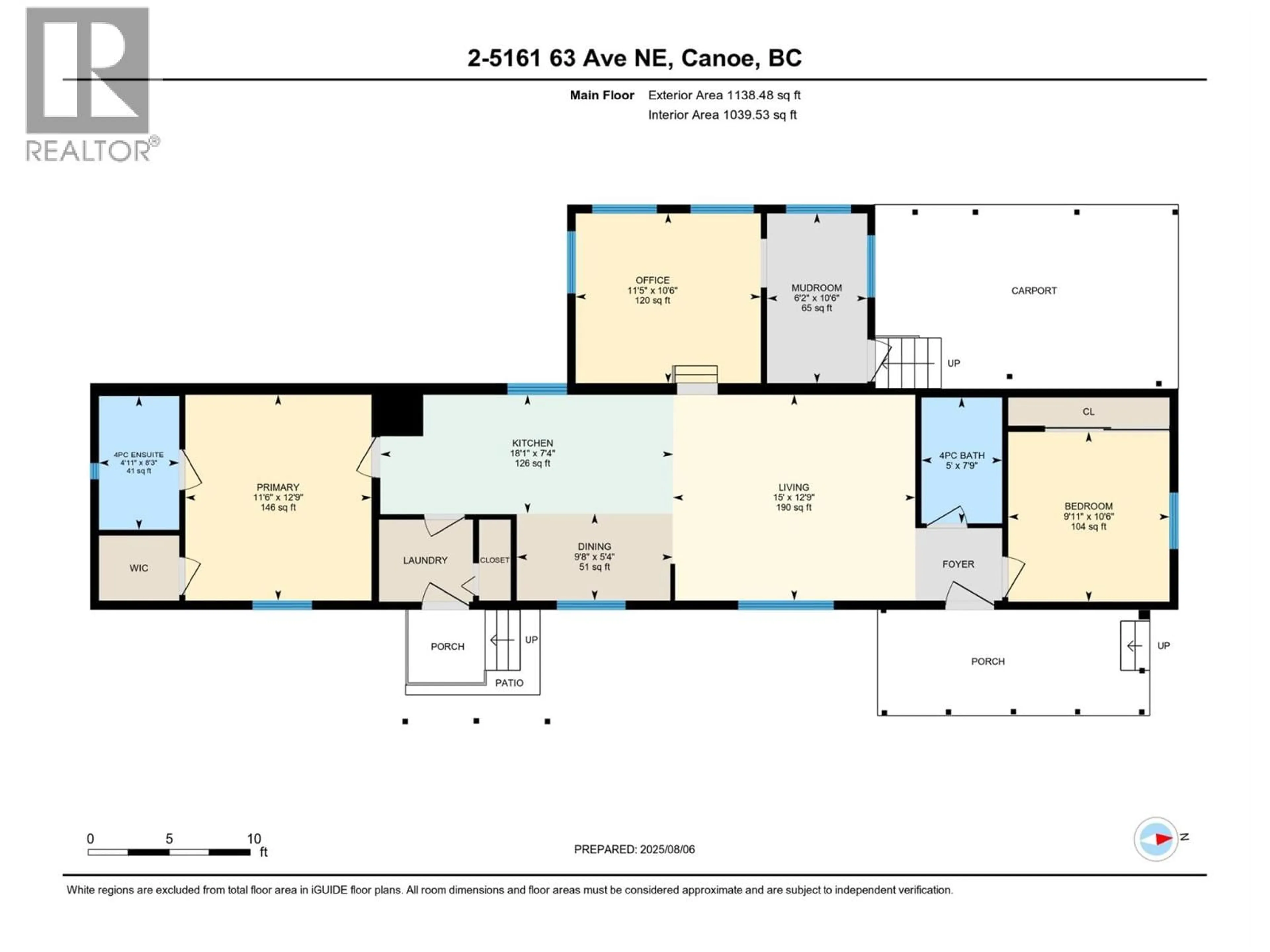 Floor plan for 2 - 5161 63 AVENUE NORTHEAST, Salmon Arm British Columbia V0E1K0