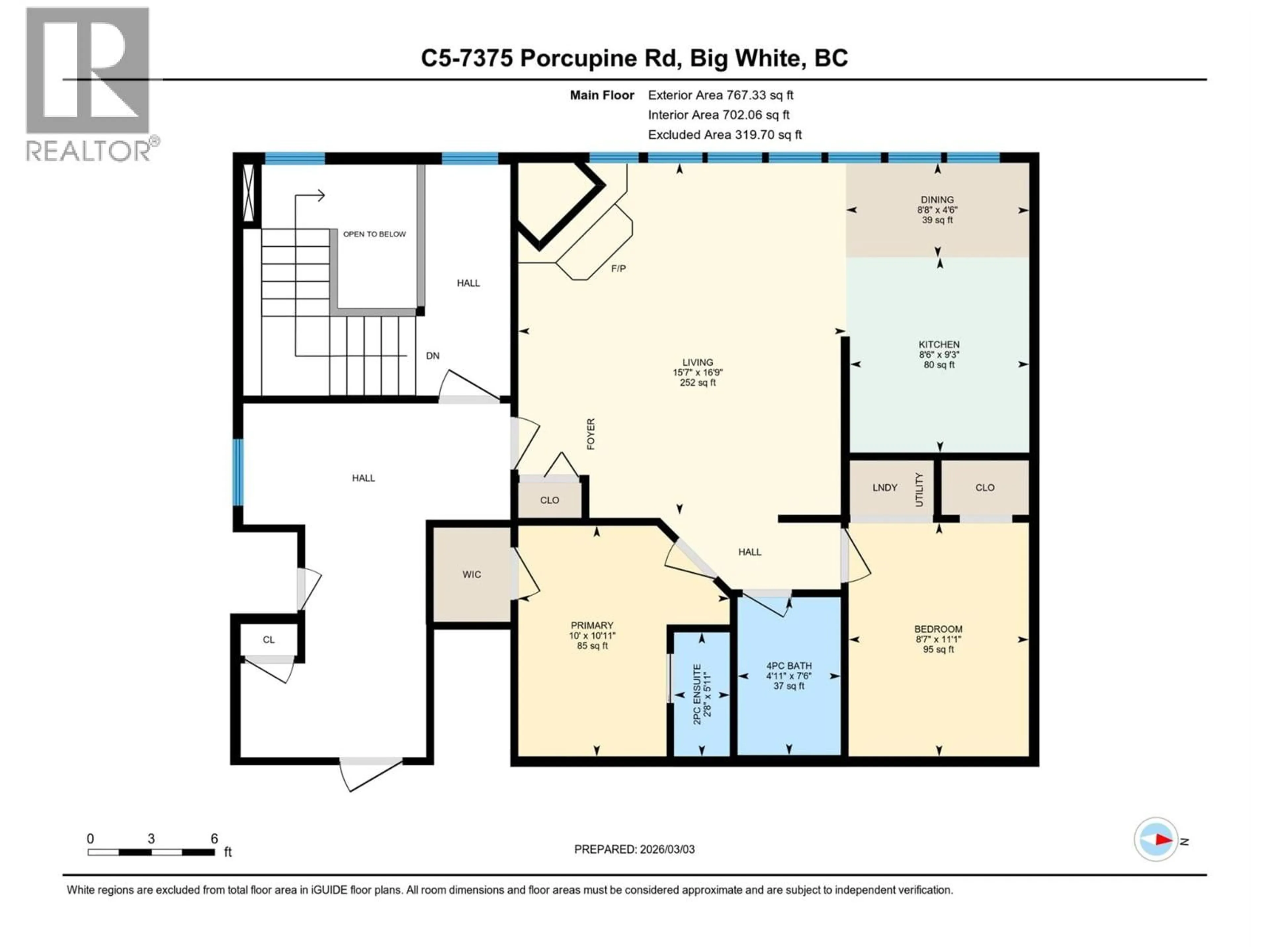Floor plan for C5 - 7375 PORCUPINE ROAD, Big White British Columbia V1P1P3