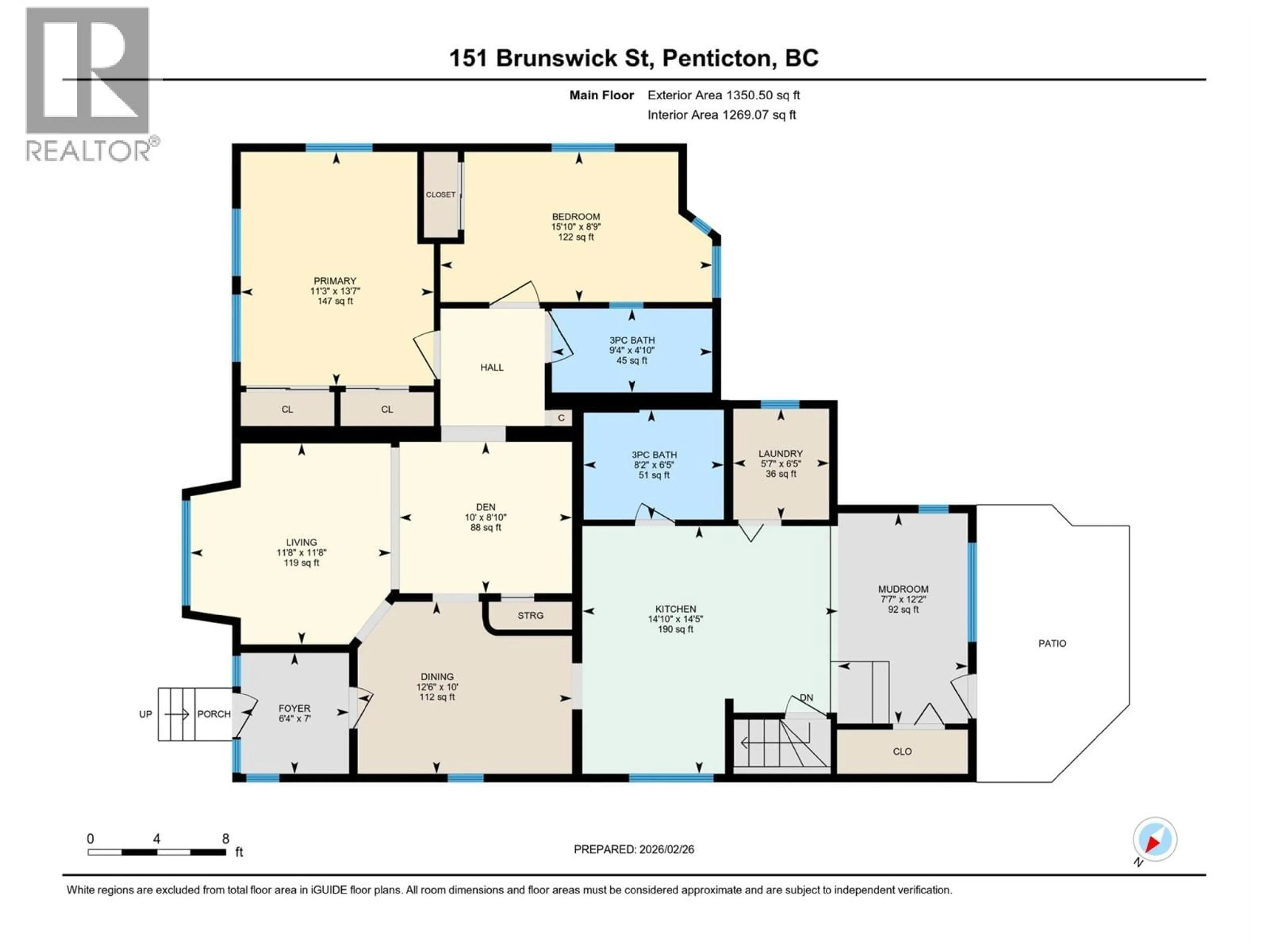 Floor plan for 151 BRUNSWICK STREET, Penticton British Columbia V2A5P6