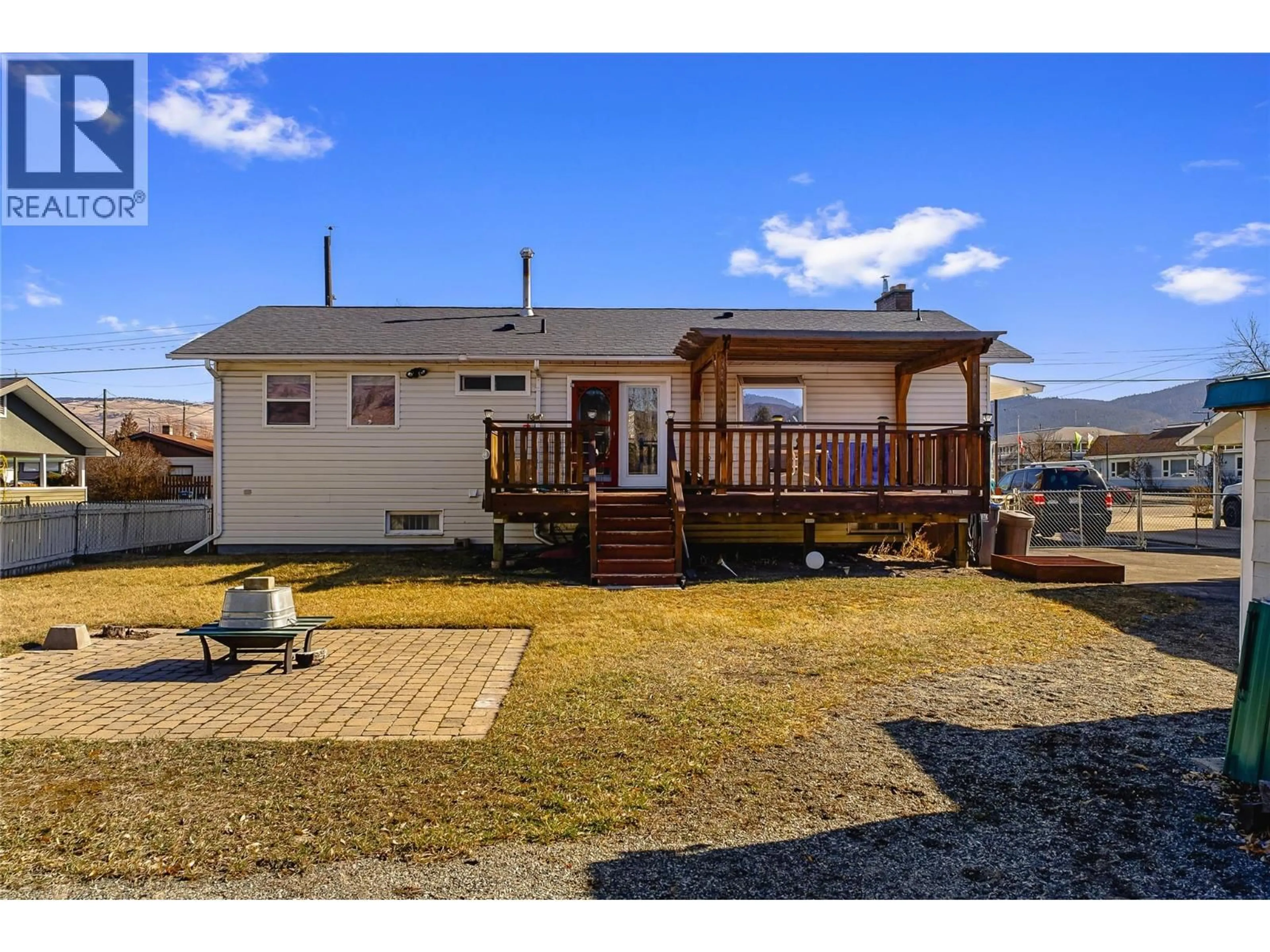 A pic from outside/outdoor area/front of a property/back of a property/a pic from drone, street for 2251 CHAPMAN STREET, Merritt British Columbia V1K1B8