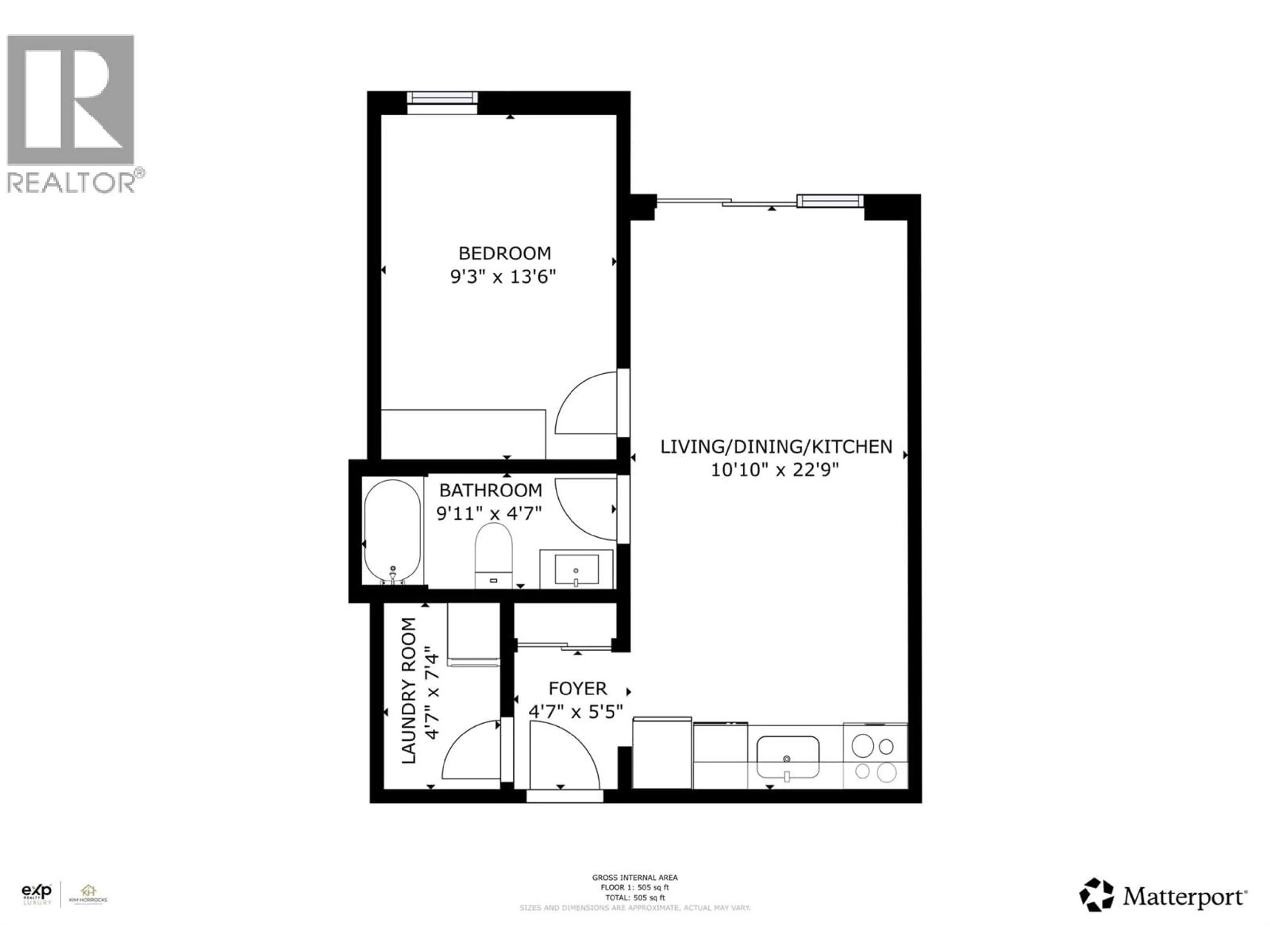 Floor plan for 403 - 514 VICTORIA STREET, Nelson British Columbia V1L3G7