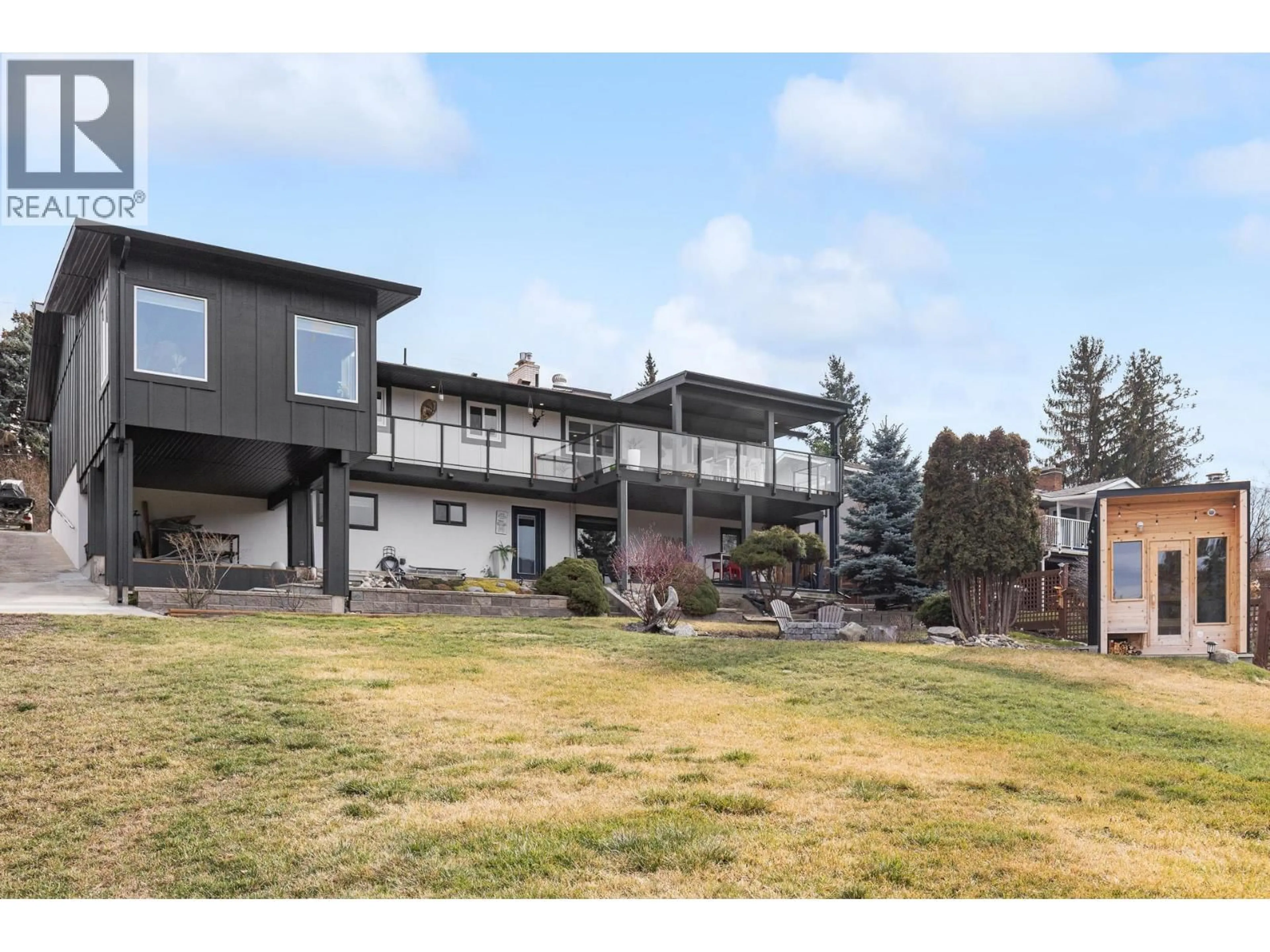 A pic from outside/outdoor area/front of a property/back of a property/a pic from drone, mountain view for 2426 COLLINGWOOD ROAD, West Kelowna British Columbia V1Z2C2