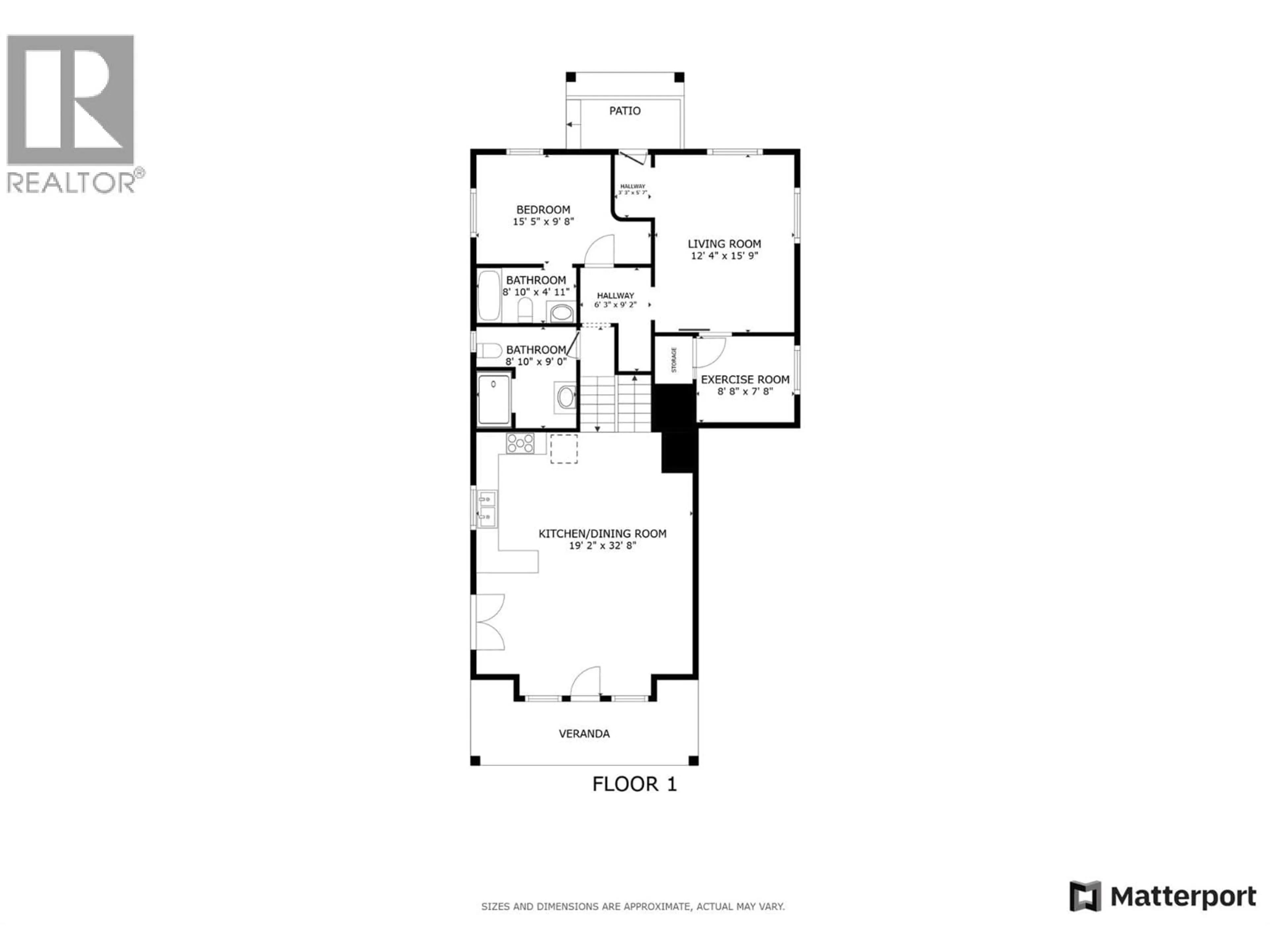 Floor plan for 819 CADDER AVENUE, Kelowna British Columbia V1Y5N7