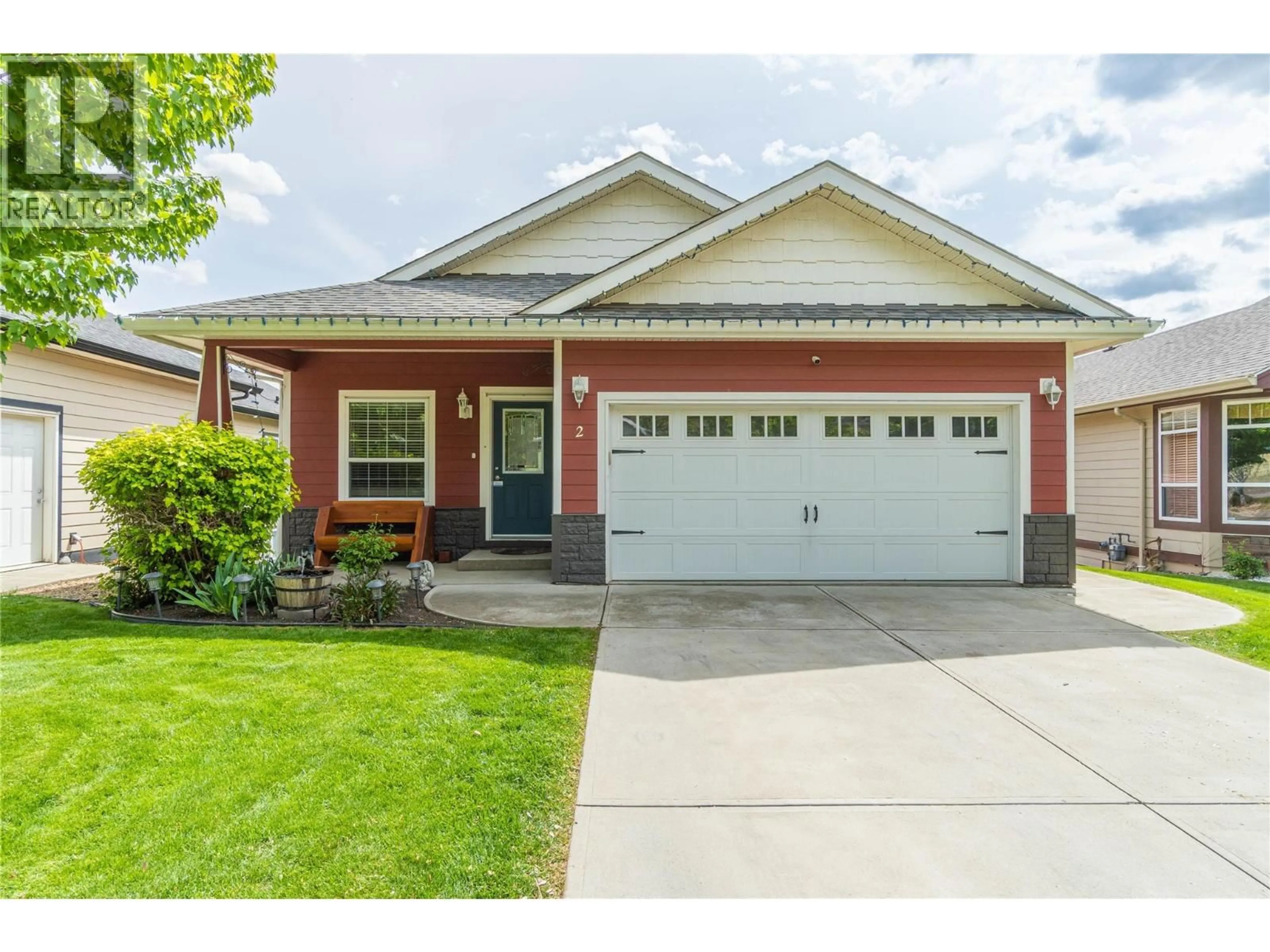 Home with vinyl exterior material, street for 2 - 1900 ORD ROAD, Kamloops British Columbia V2B0B6