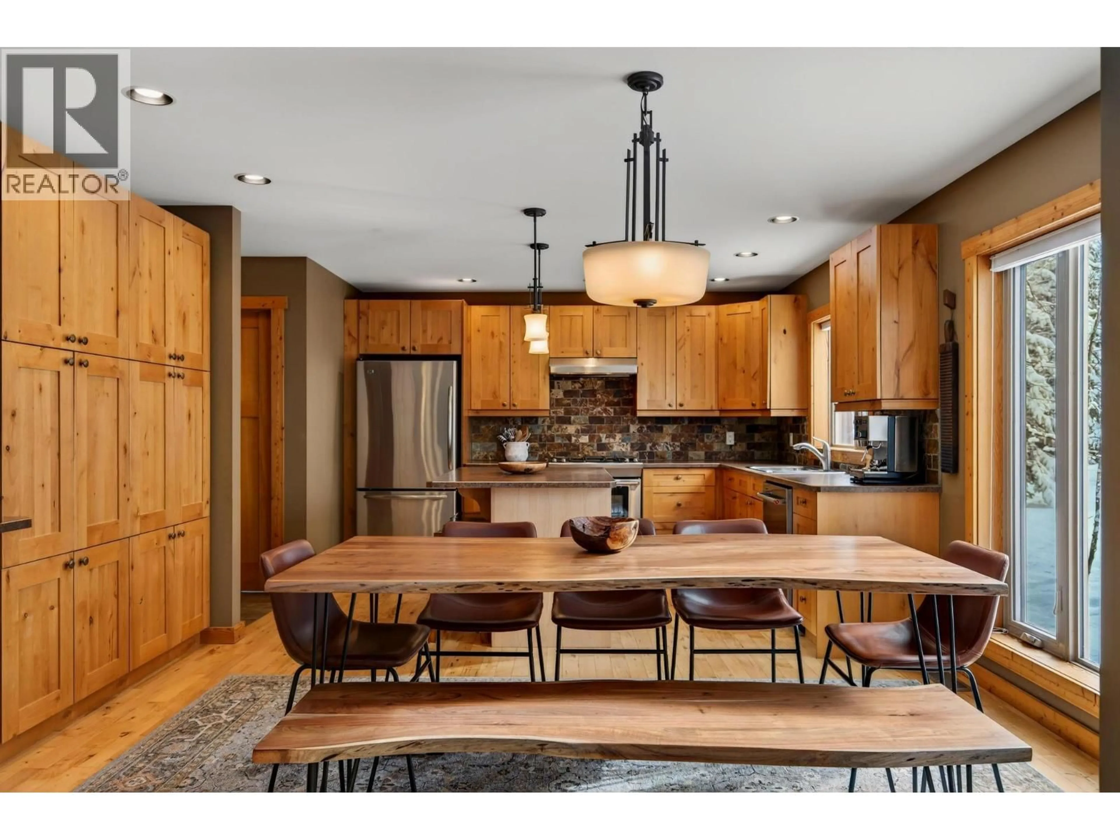 Open concept kitchen, wood/laminate floor for 1417 GRANITE DRIVE, Golden British Columbia V0A1H3