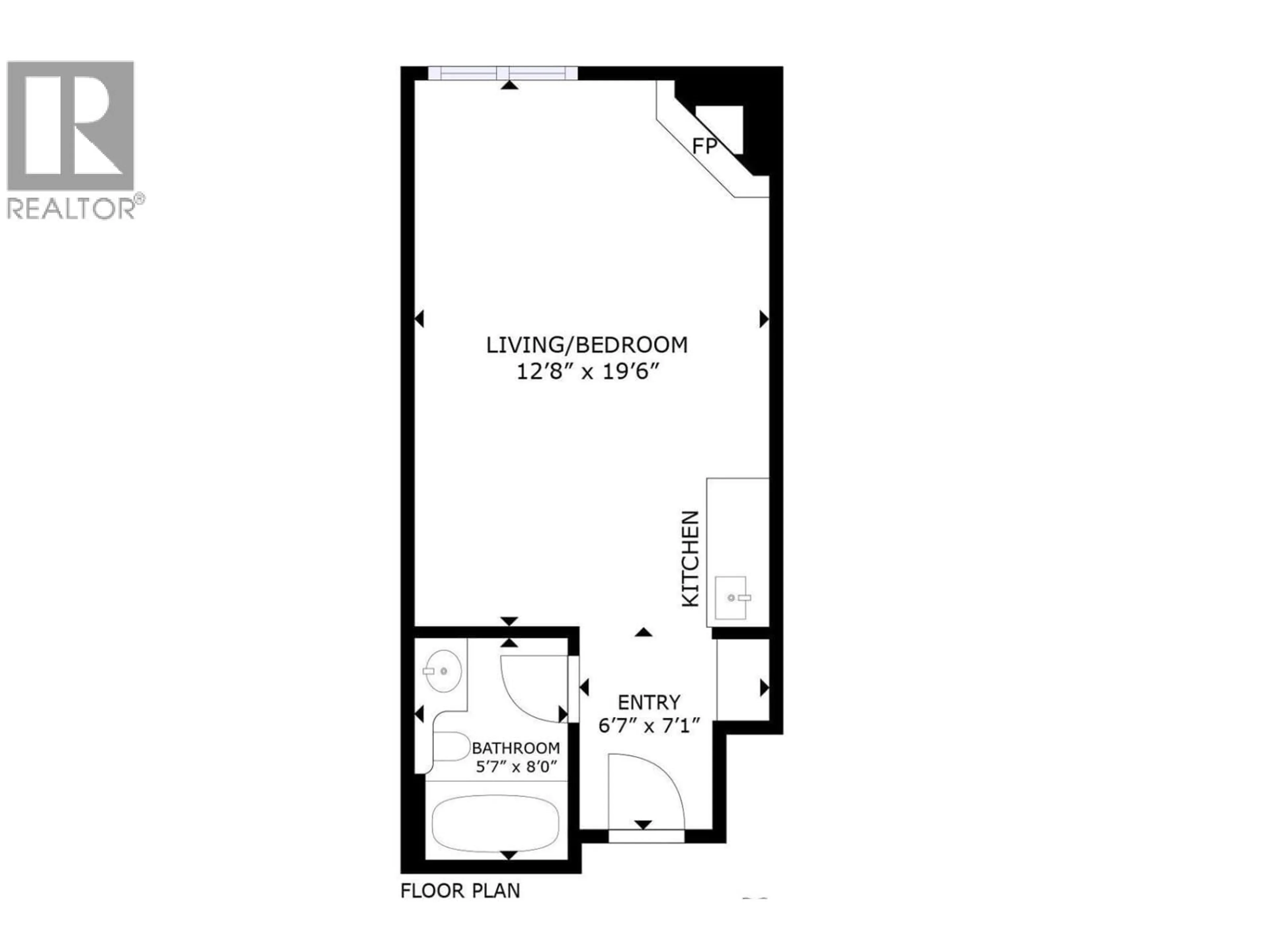 Floor plan for 203 - 5340 BIG WHITE ROAD, Big White British Columbia V1P1P3