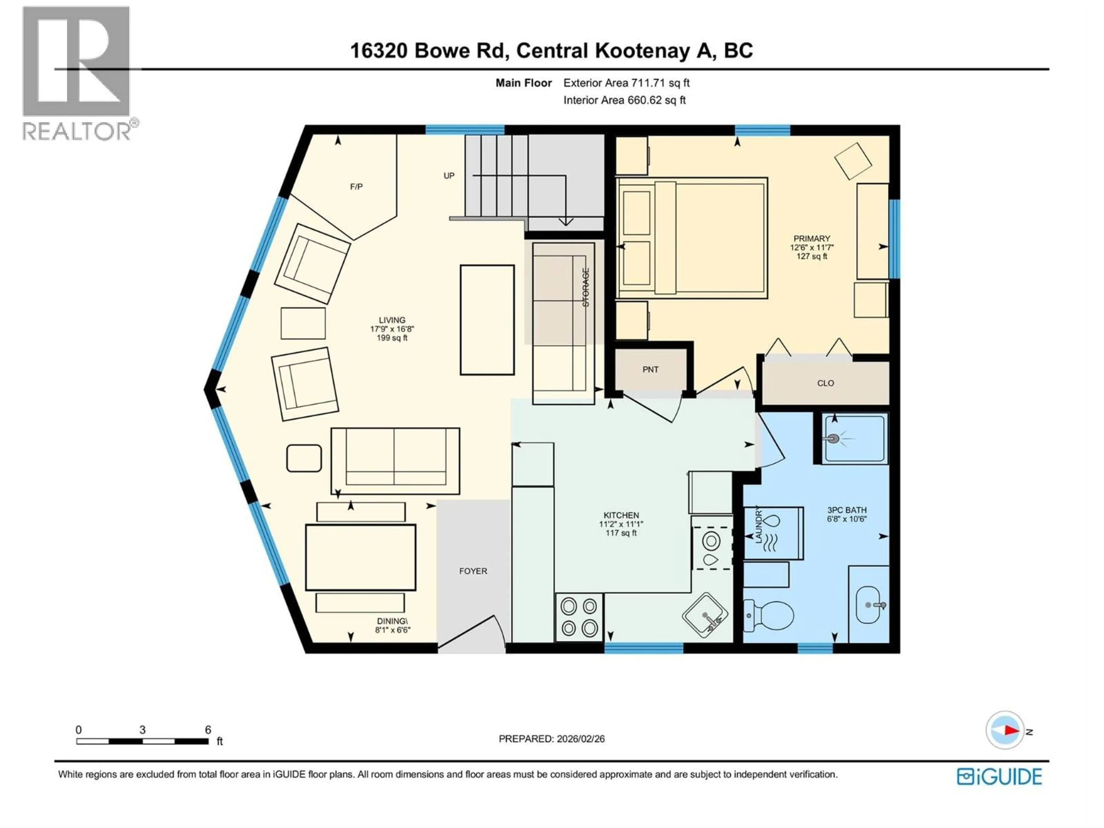 Floor plan for 16320 BOWE ROAD, Crawford Bay British Columbia V0B1E0