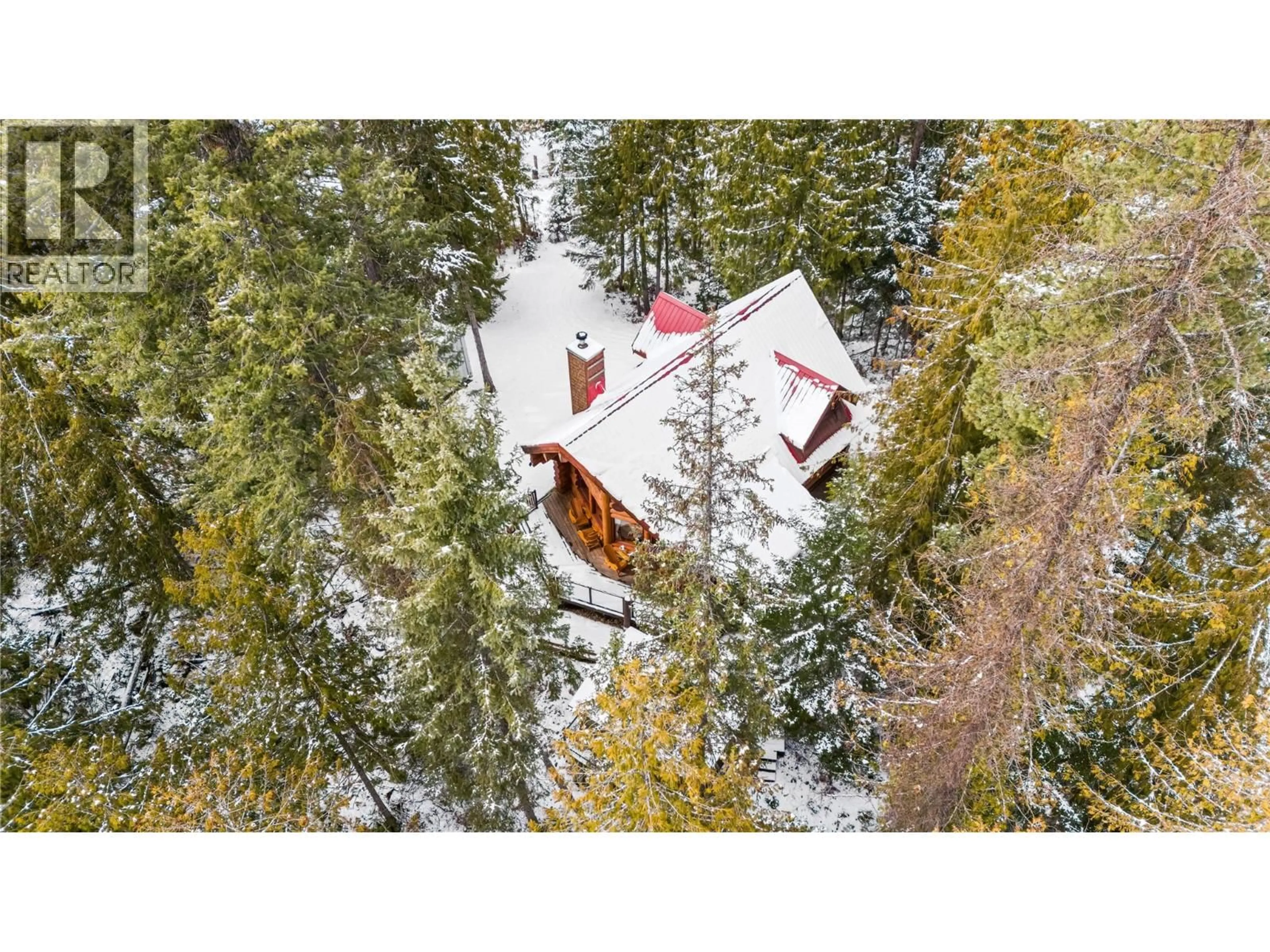 A pic from outside/outdoor area/front of a property/back of a property/a pic from drone, forest/trees view for 16320 BOWE ROAD, Crawford Bay British Columbia V0B1E0