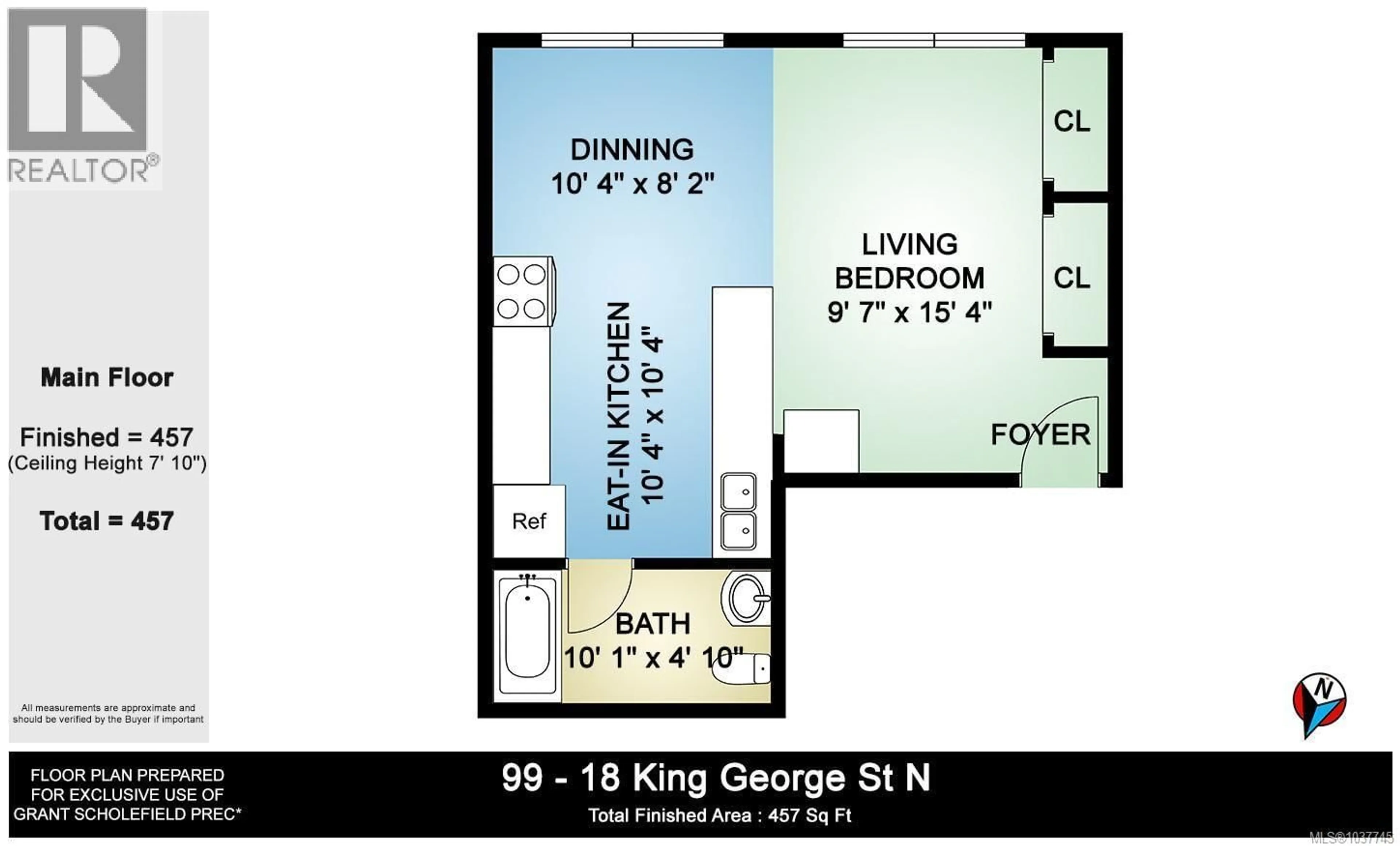 Floor plan for 99 - 18 KING GEORGE STREET, Lake Cowichan British Columbia V0R2G0